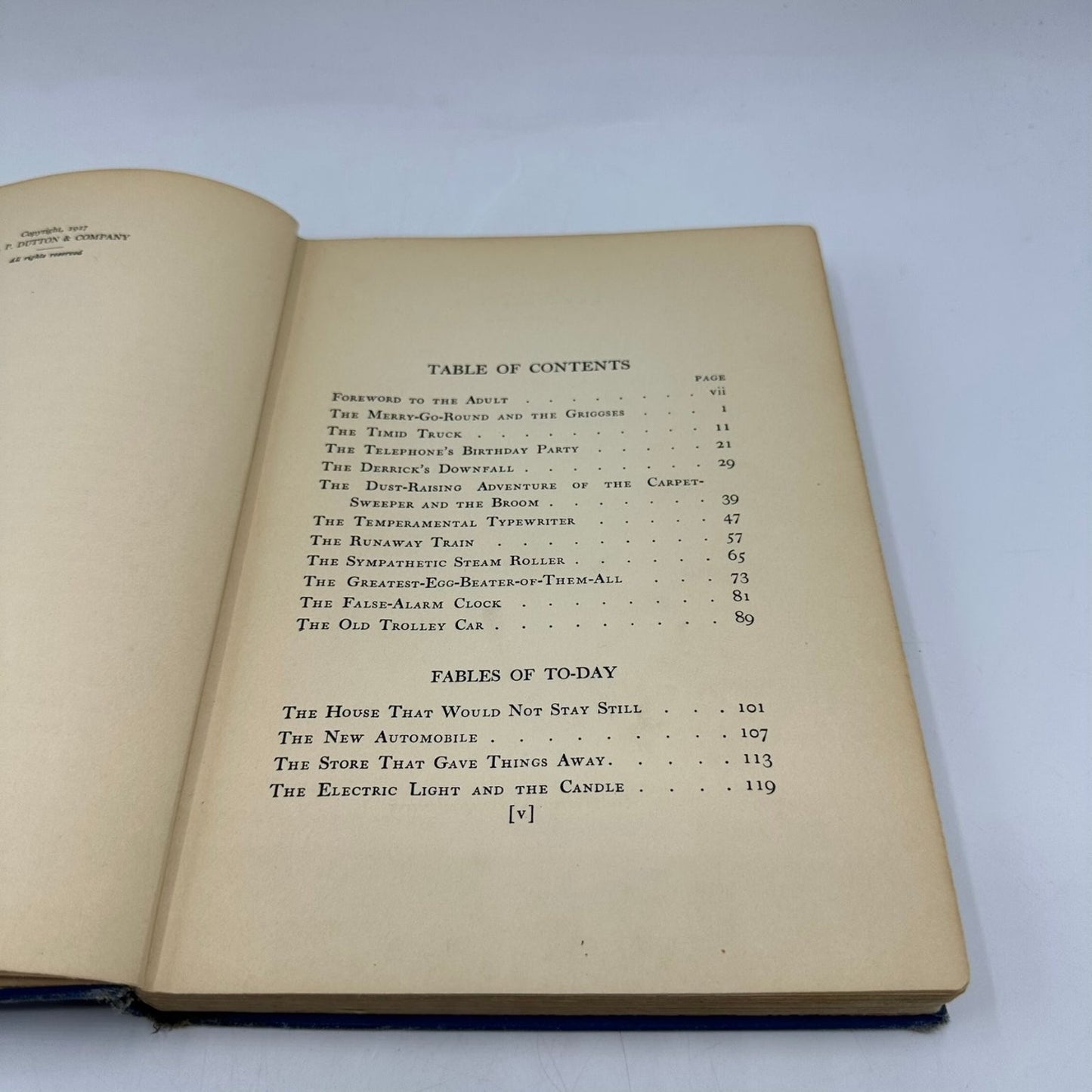 Merry-Go-Round of Modern Tales Caroline D. Emerson 1927 Children's Fiction E. P