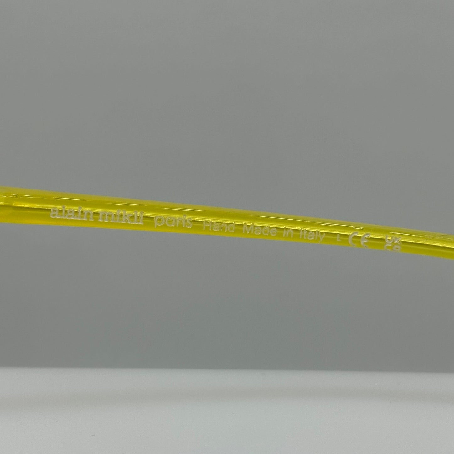 Alain Mikli Cleophee 2 A03154 003 Yellow Brown Opal Womens Cat Eye 54-15-140