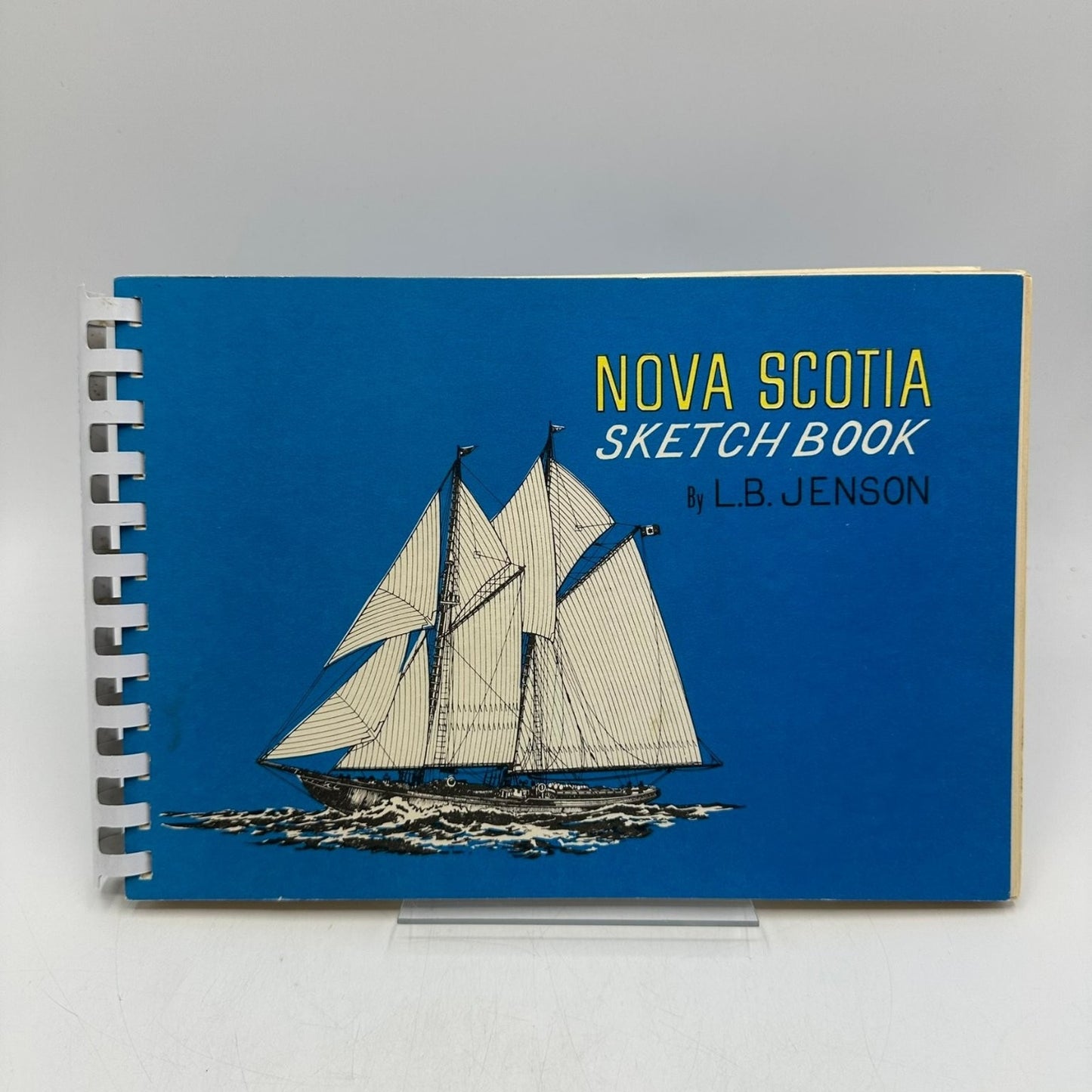 Nova Scotia Sketch Book L.B. Jenson 1974 Illustrated Travel History Petheric