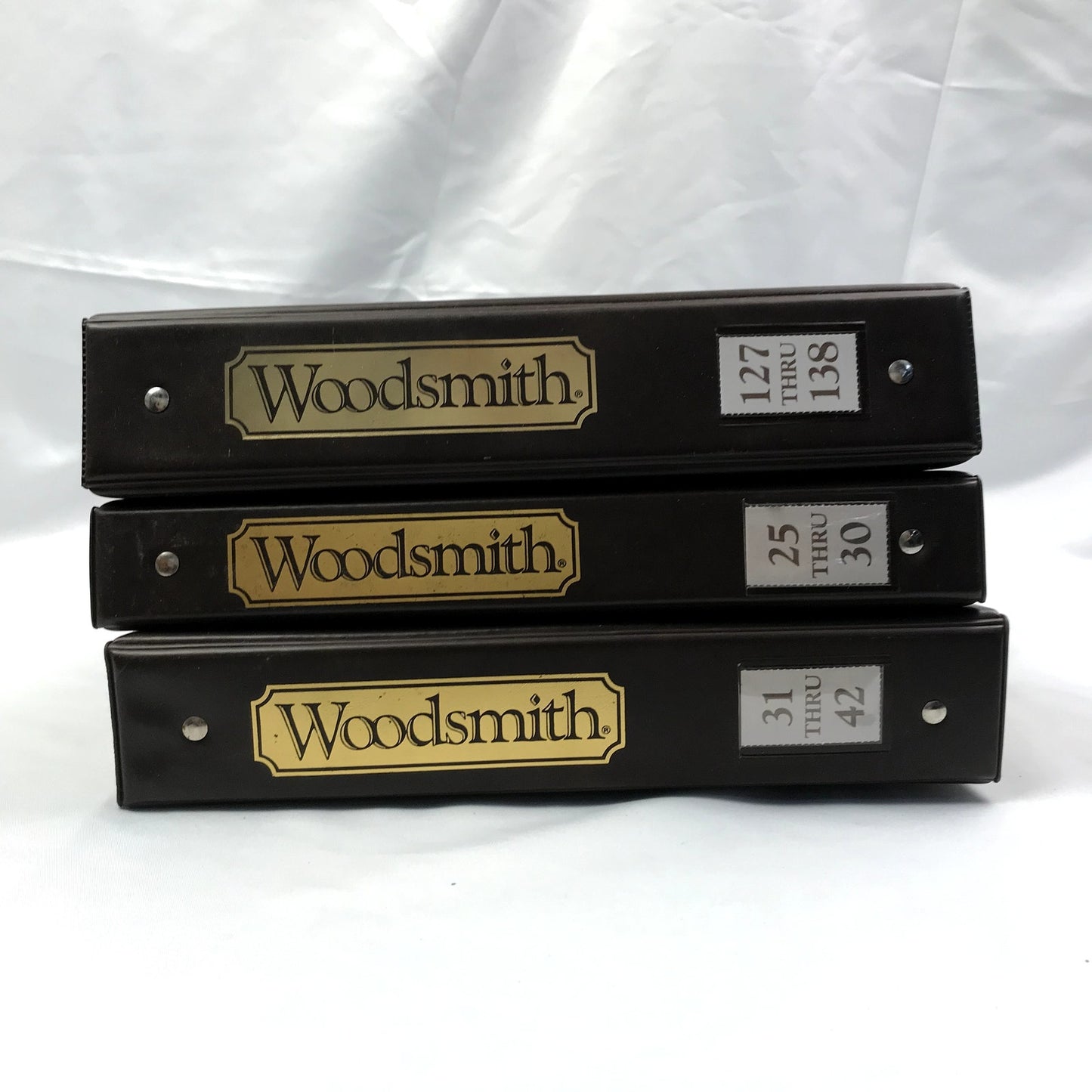 Woodsmith Magazine Collections Lot of 3 Woodworking Volumes 25-42 and 127-131