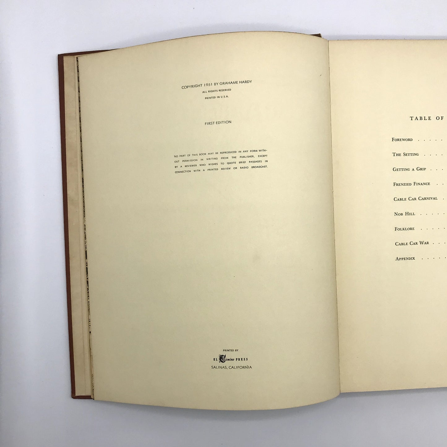 Cable Car Carnival Lucius Beebe & Charles Clegg 1951 Signed Illus. First Edition