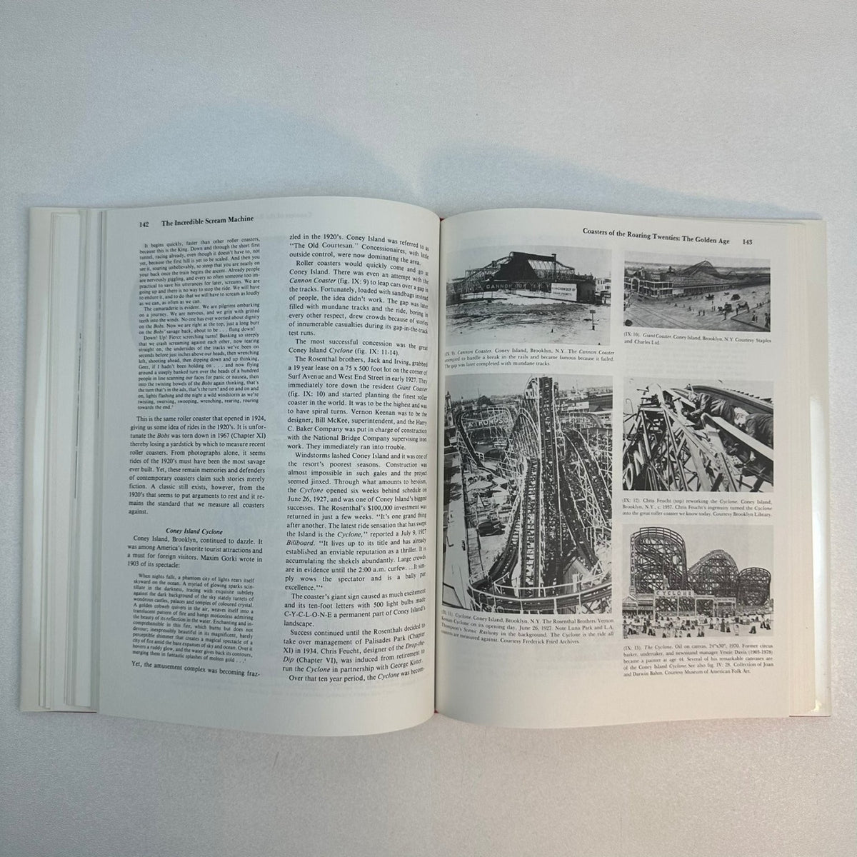 The Incredible Scream Machine Robert Cartmell 1984 Roller Coaster History