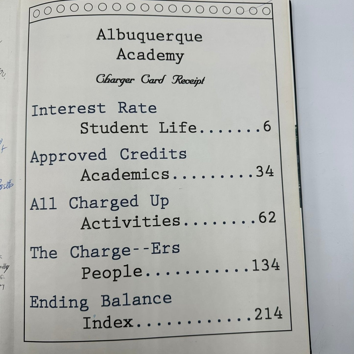 Charger Yearbook 1998 Albuquerque Academy Annual Edition Jostens New Mexico