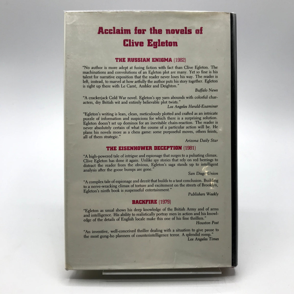 A Conflict of Interests Clive Egleton Mystery Thriller Crime Police Procedural