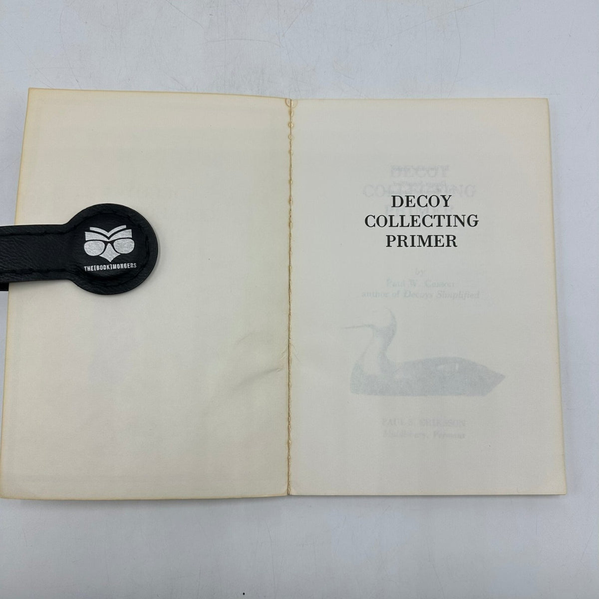 Decoy Collecting Primer Paul W. Casson 1978 Hunting Folk Art Eriksson