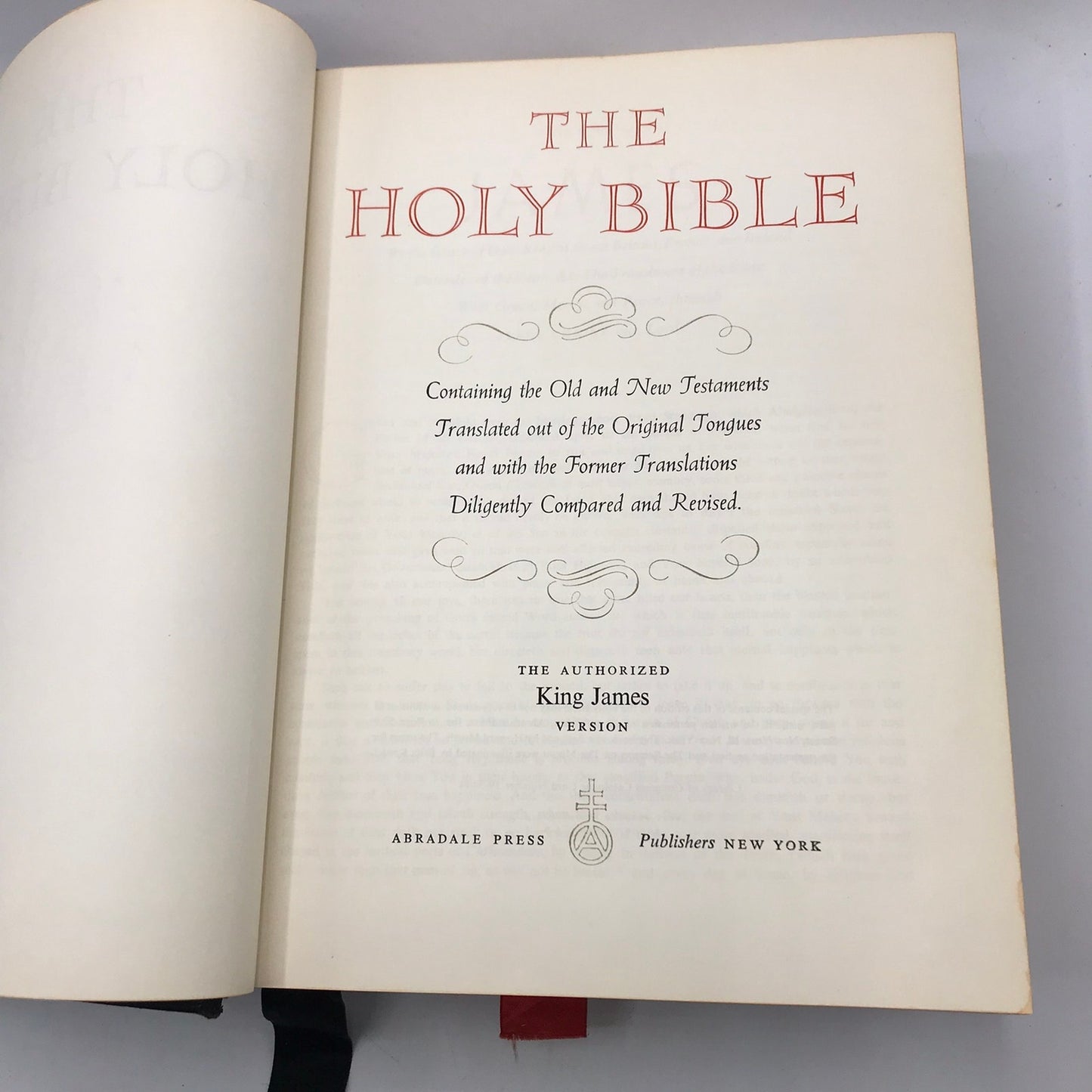 The Holy Bible Rembrandt Edition Authorized King James Version Christian Faith