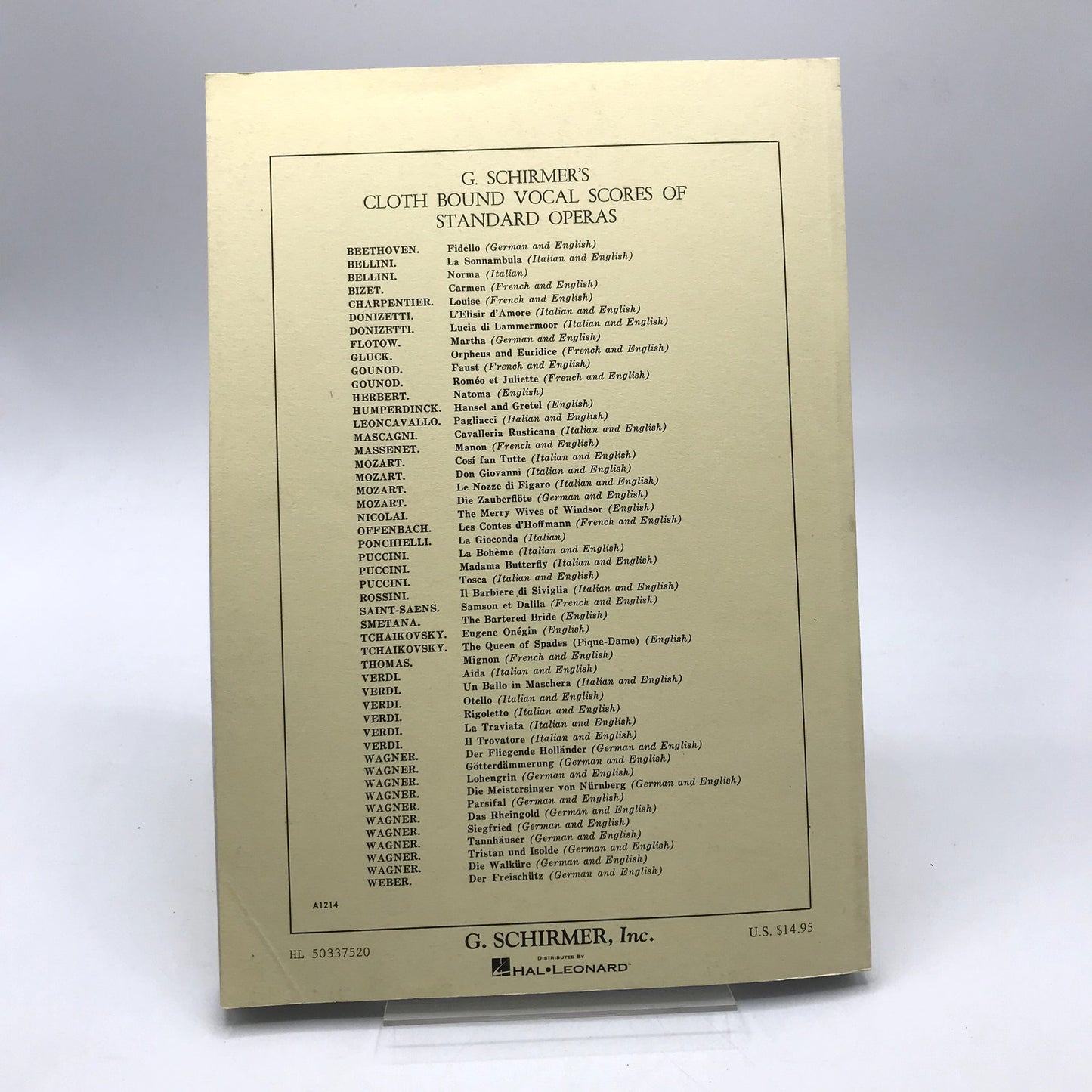 The Mikado or the Town of Titipu G. Schirmer Edition Paperback by W. S. Gilbert