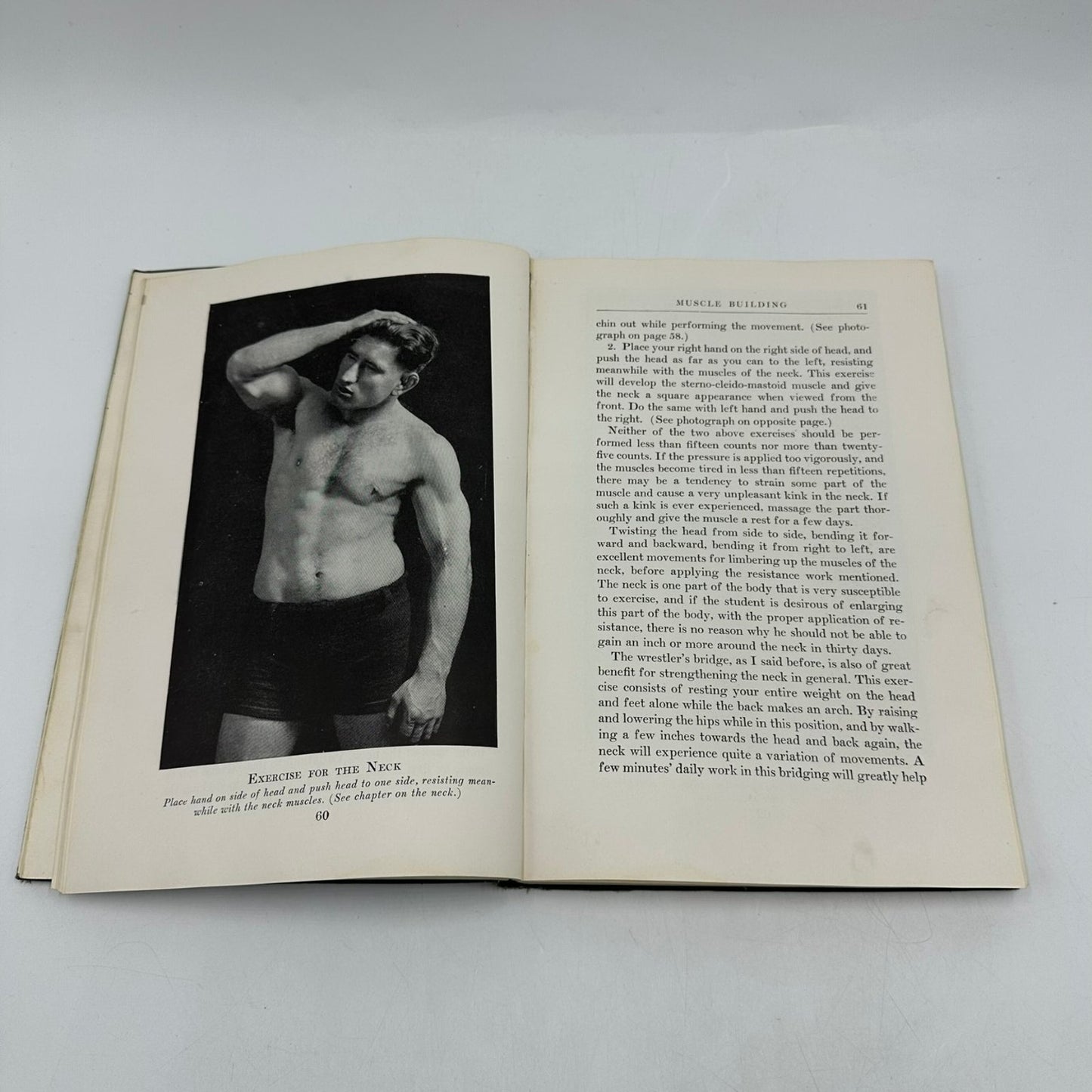 Muscle Building Earle Liederman 1924 Physical Culture Hardcover 1926 Reprint