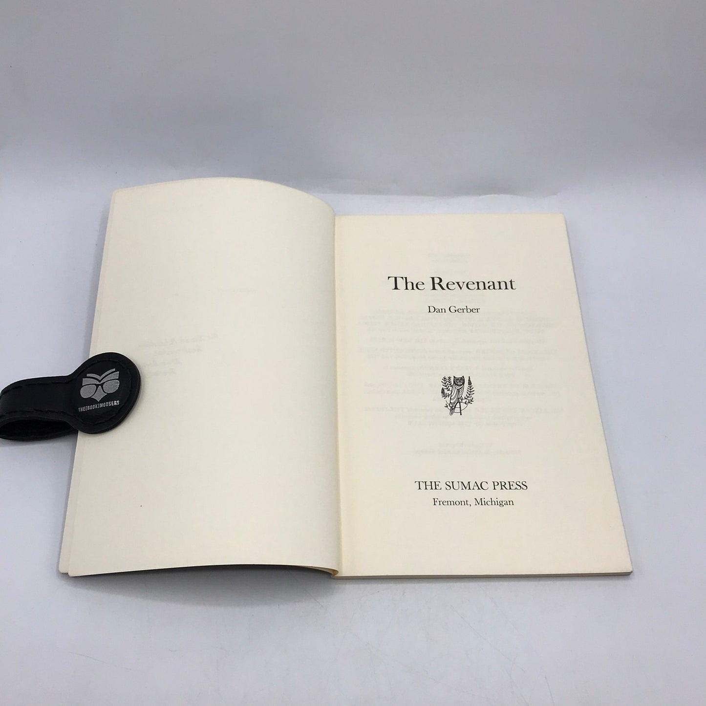 The Revenant Dan Gerber SIGNED Spiritual Mortality Solitude Contemporary Poetry