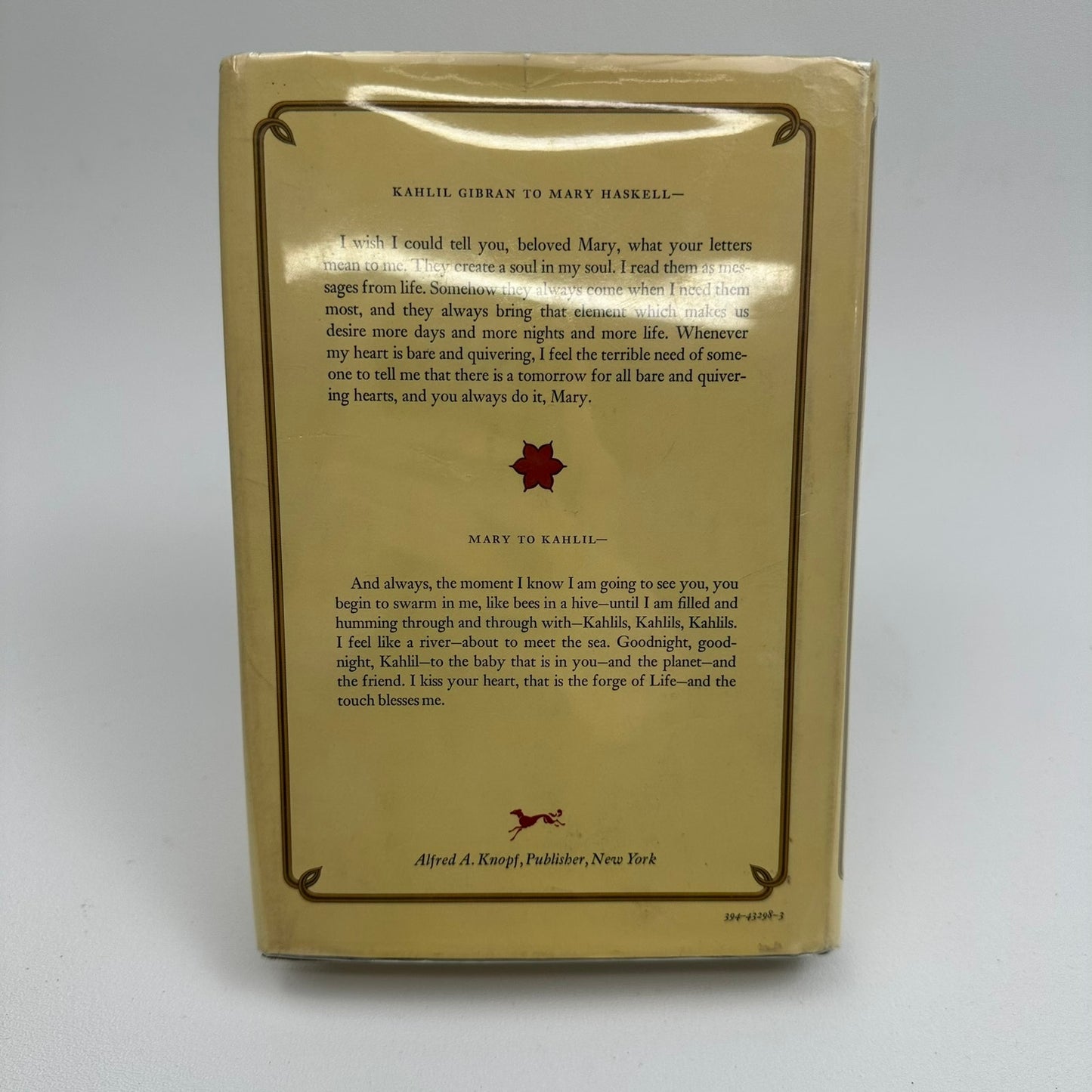 Beloved Prophet The Love Letters of Kahlil Gibran and Mary Haskell Virginia Hilu
