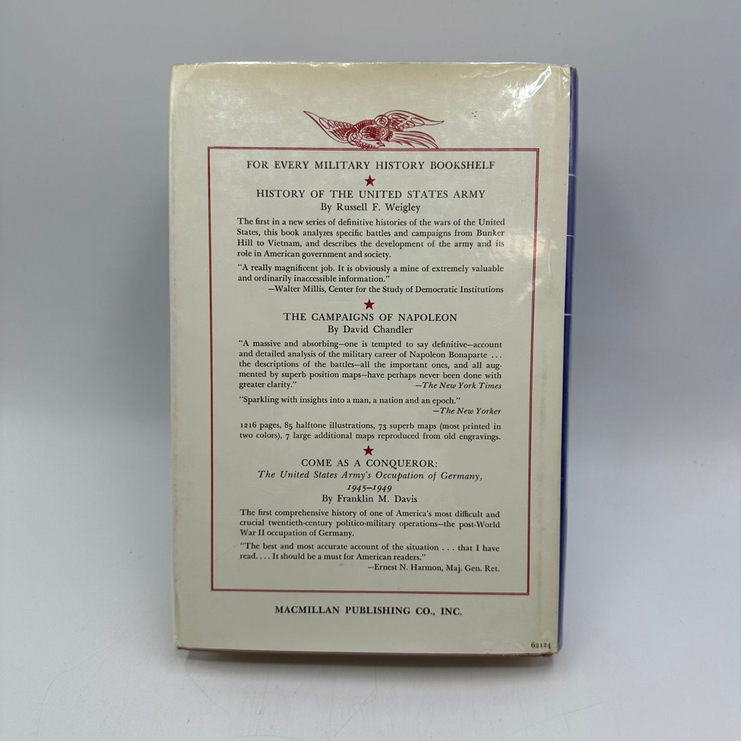 Frontiersmen in Blue Utley 1967 US Army Indian Wars History Macmillan HC