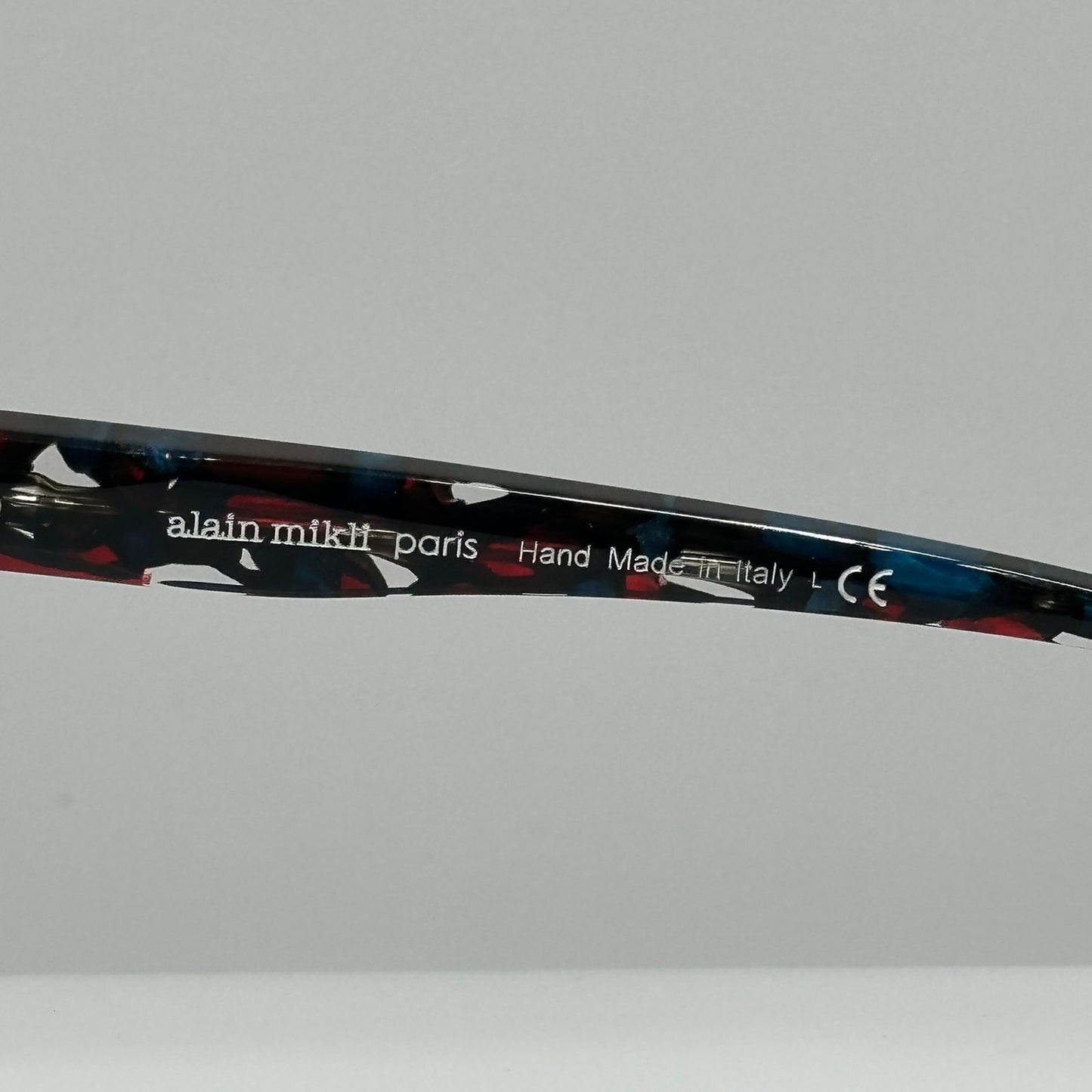 Alain Mikli Anastia A03140 002 Blue Red Crystal Womens Eyeglass Frames 52-18-145