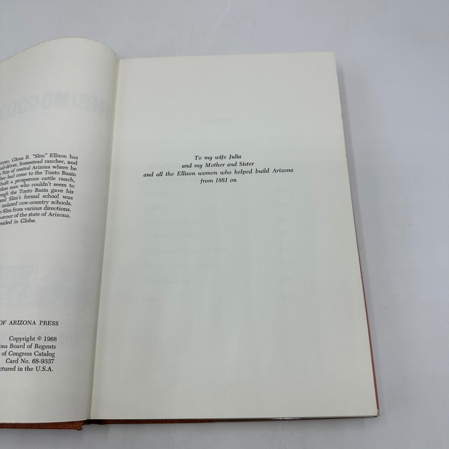 Cowboys Under The Mogollon Rim Glenn R "Slim" Ellison 1968 Illustrated Arizona