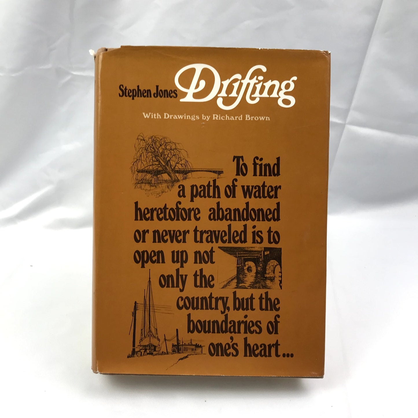 Drifting The Historic Lands Illustrated Hardcover Stephen Jones 1st Edition 1971