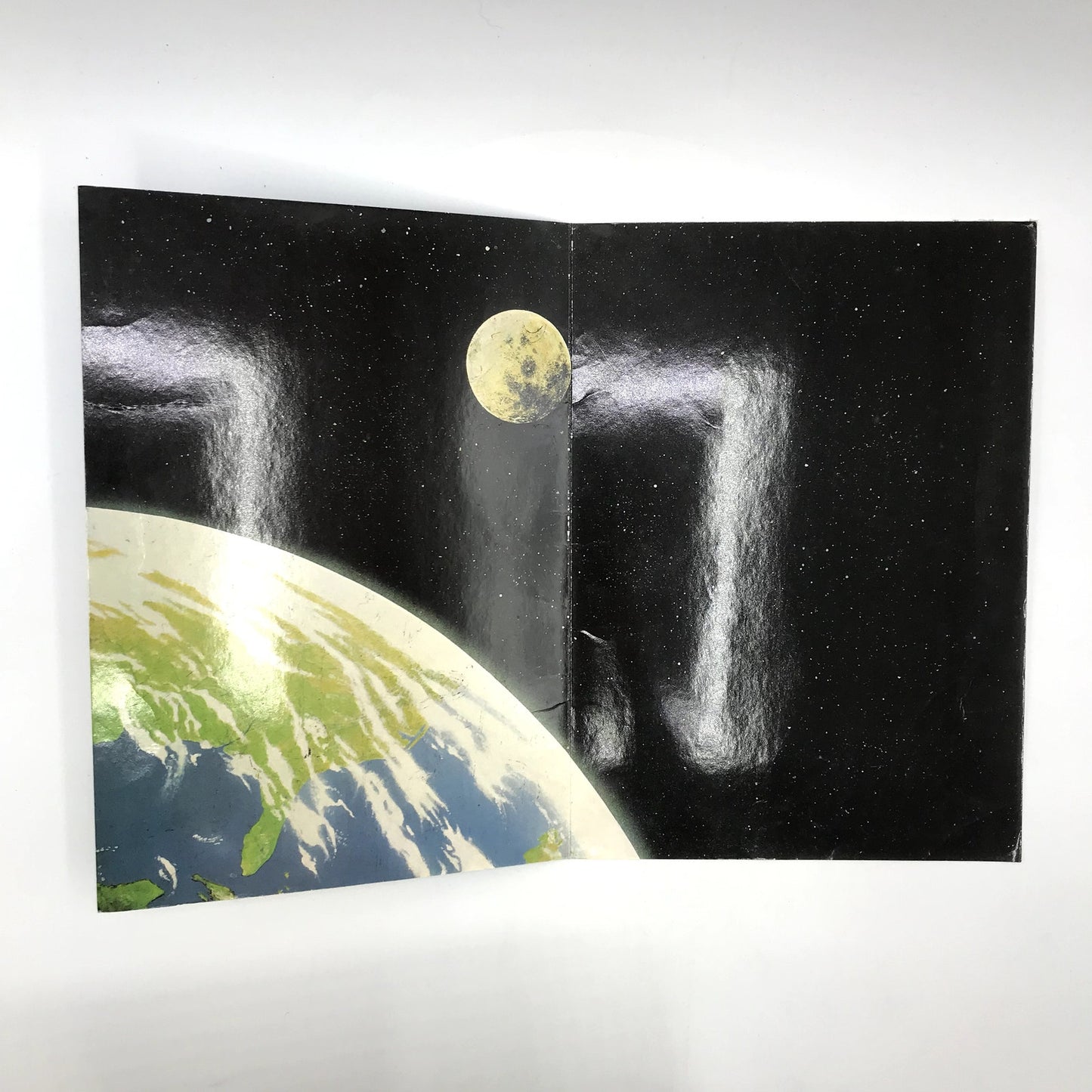 Space Travel UniSet Complete Press & Peel Reusable Sticker Kit 1980s Vintage