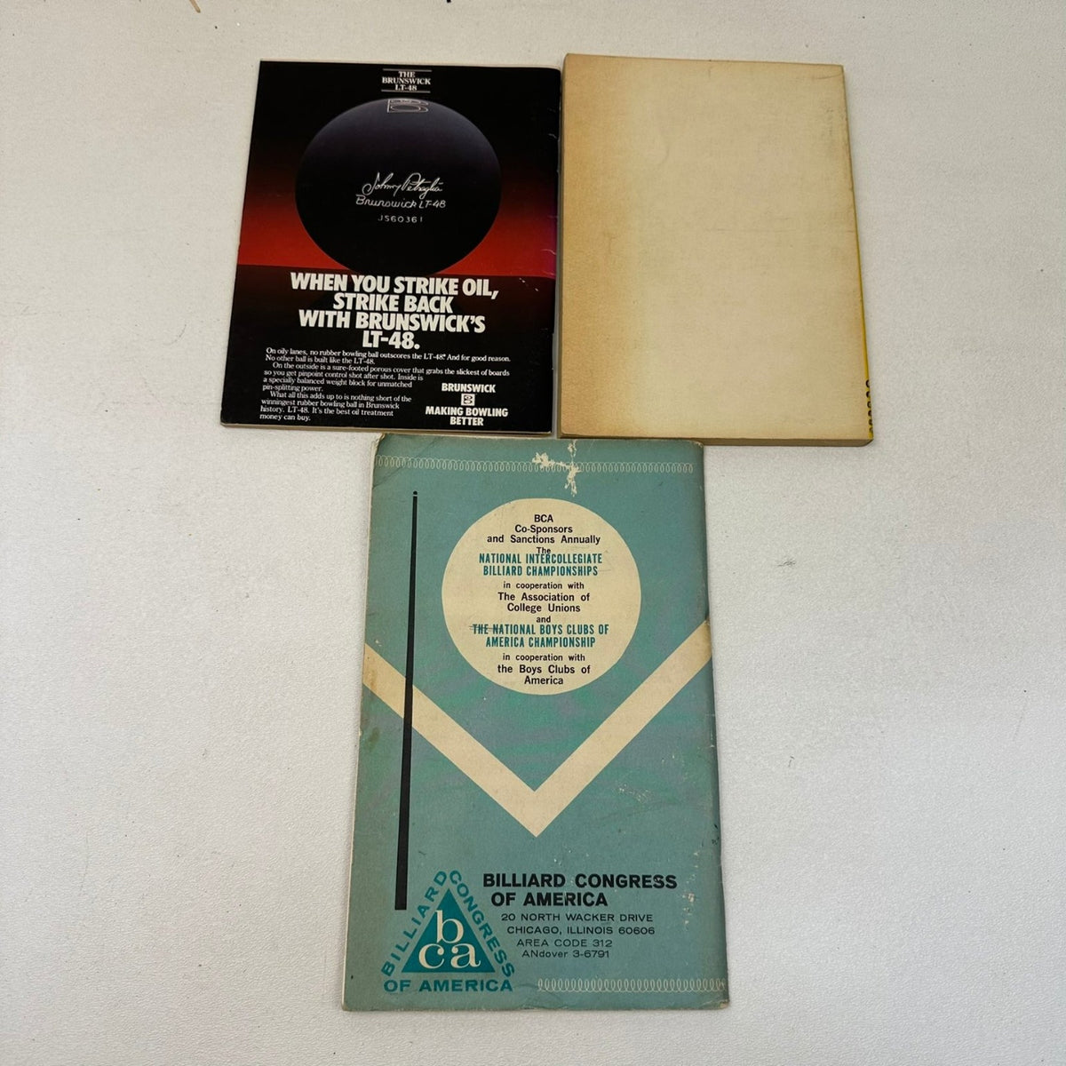 Billiard Games Tenpin Puzzlers Bowling Chess in 30 Mins Lot of 3 Puzzle Books
