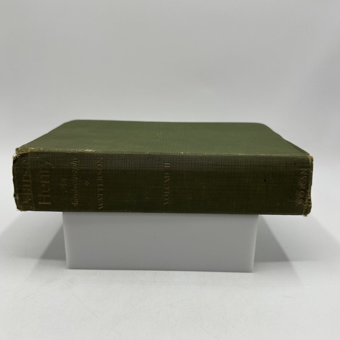 Marse Henry An Autobiography Watterson 1919 Volume II Illustrated Doran