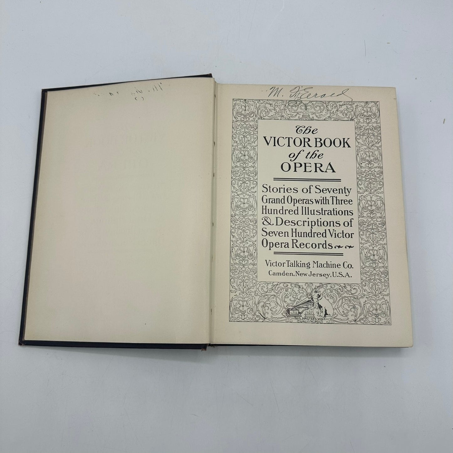 The Victor Book of the Opera Performing Arts History Classical Music 2nd Edition
