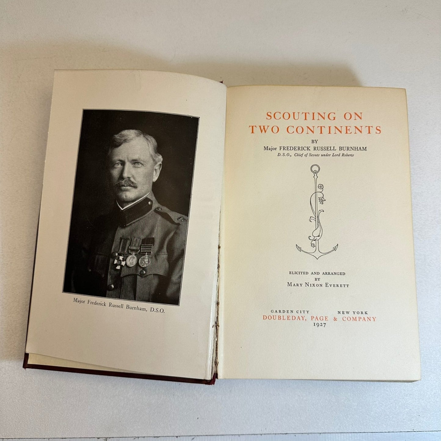 Scouting on Two Continents Burnham 1927 Illustrated Autobiography Doubleday