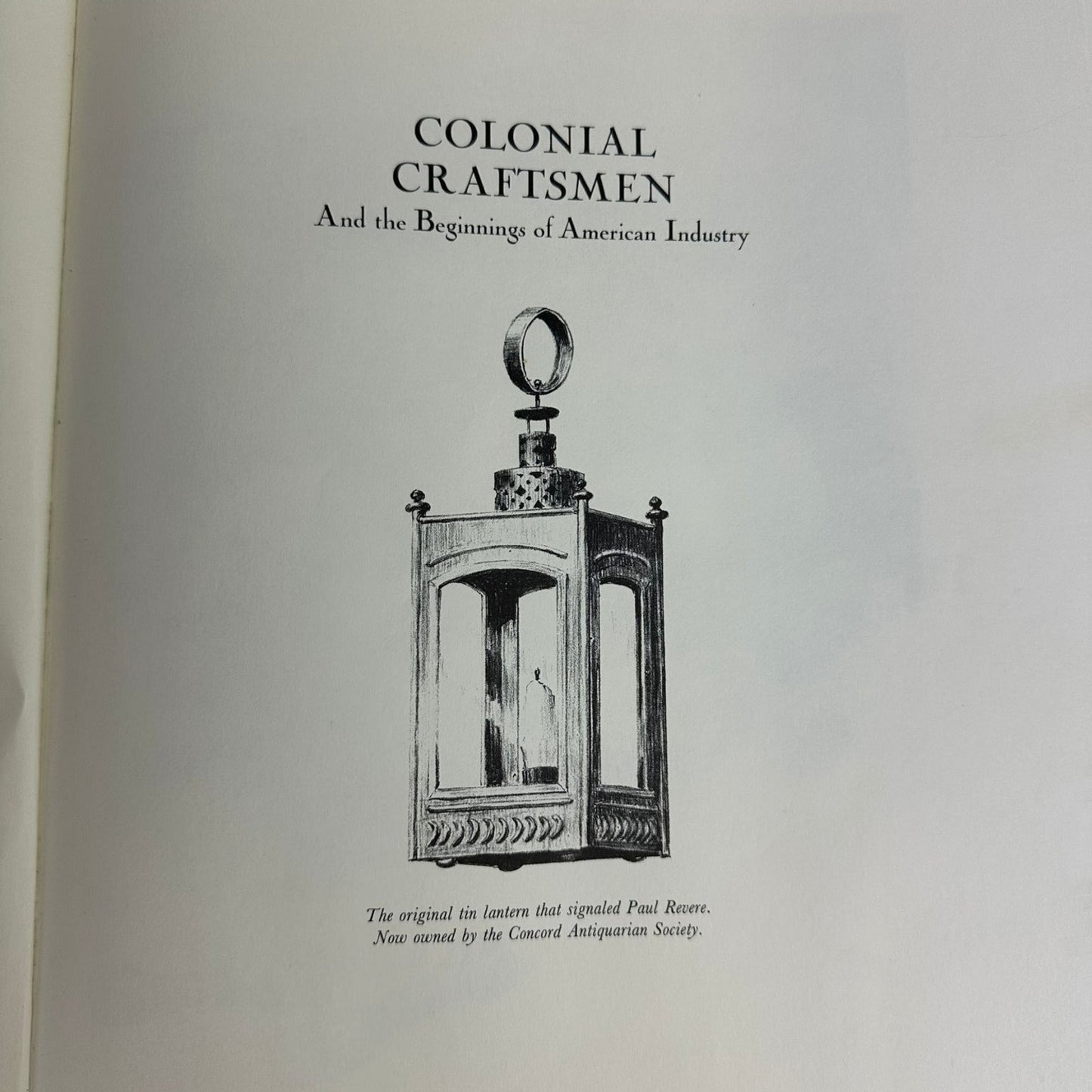Colonial Craftsmen Edwin Tunis 1965 Illustrated American History Crowell