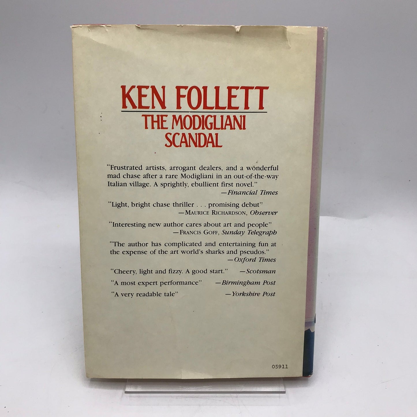 The Modigliani Scandal Ken Follett Mystery Thriller Historical Novel Art Crime