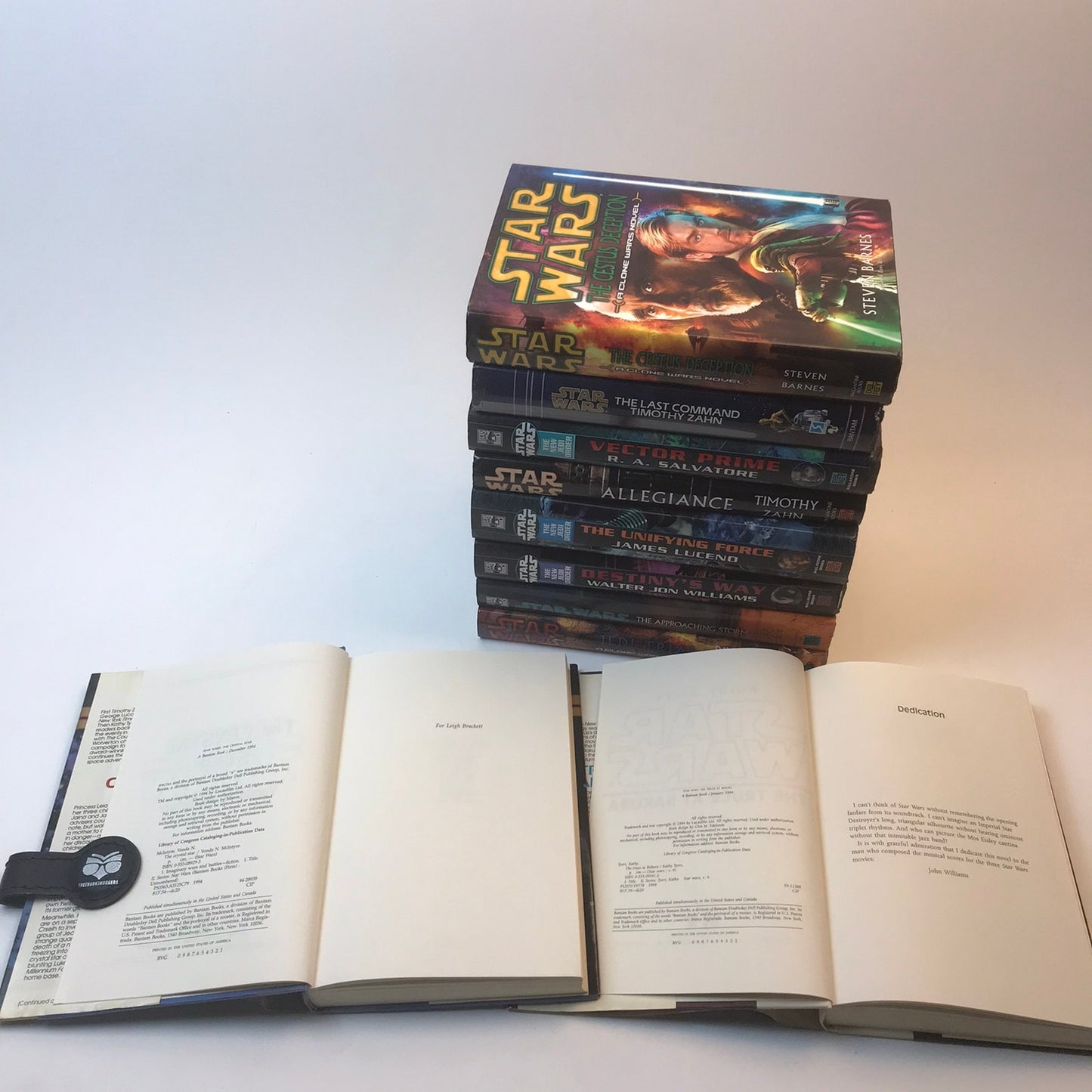 Lot of 10 Star Wars Hardcover Young Adult Sci-Fi Novels Del Ray & Bantam Books