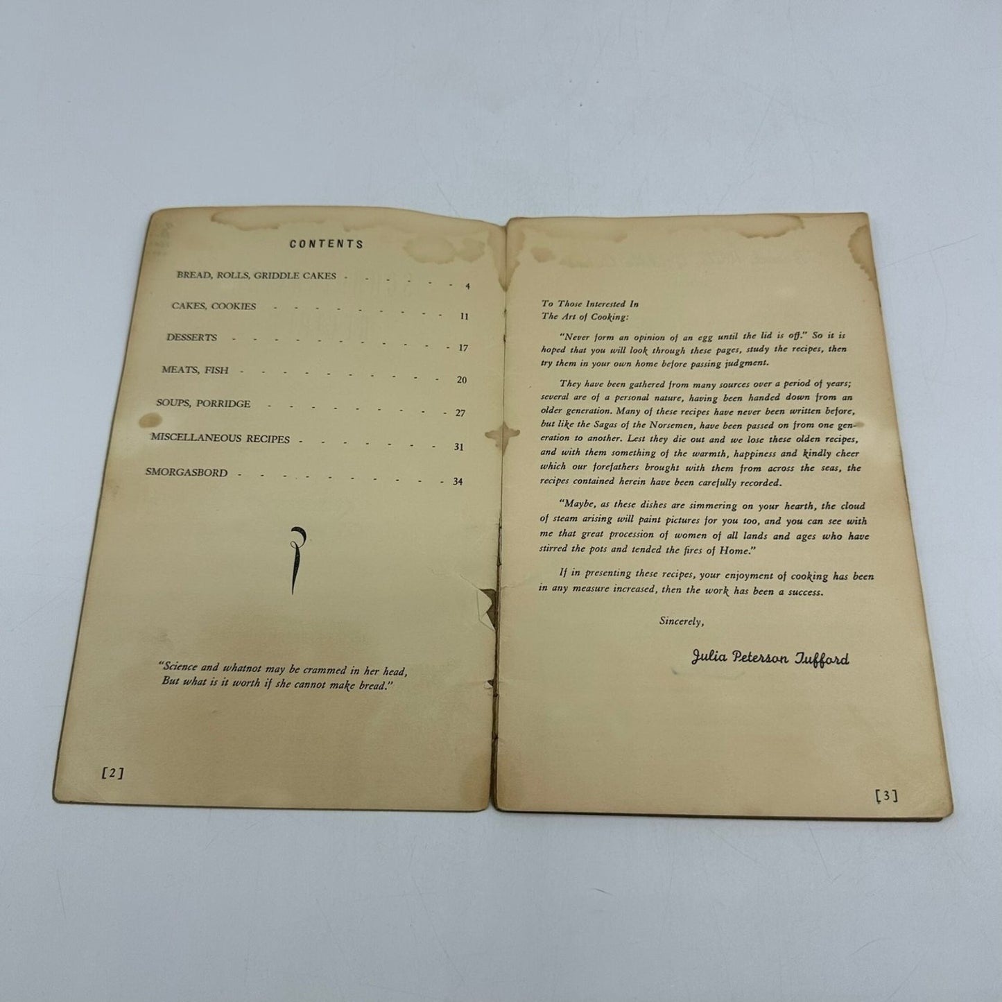 111 Scandinavian Recipes Julia Peterson Tufford 1940 Vintage Cookbook