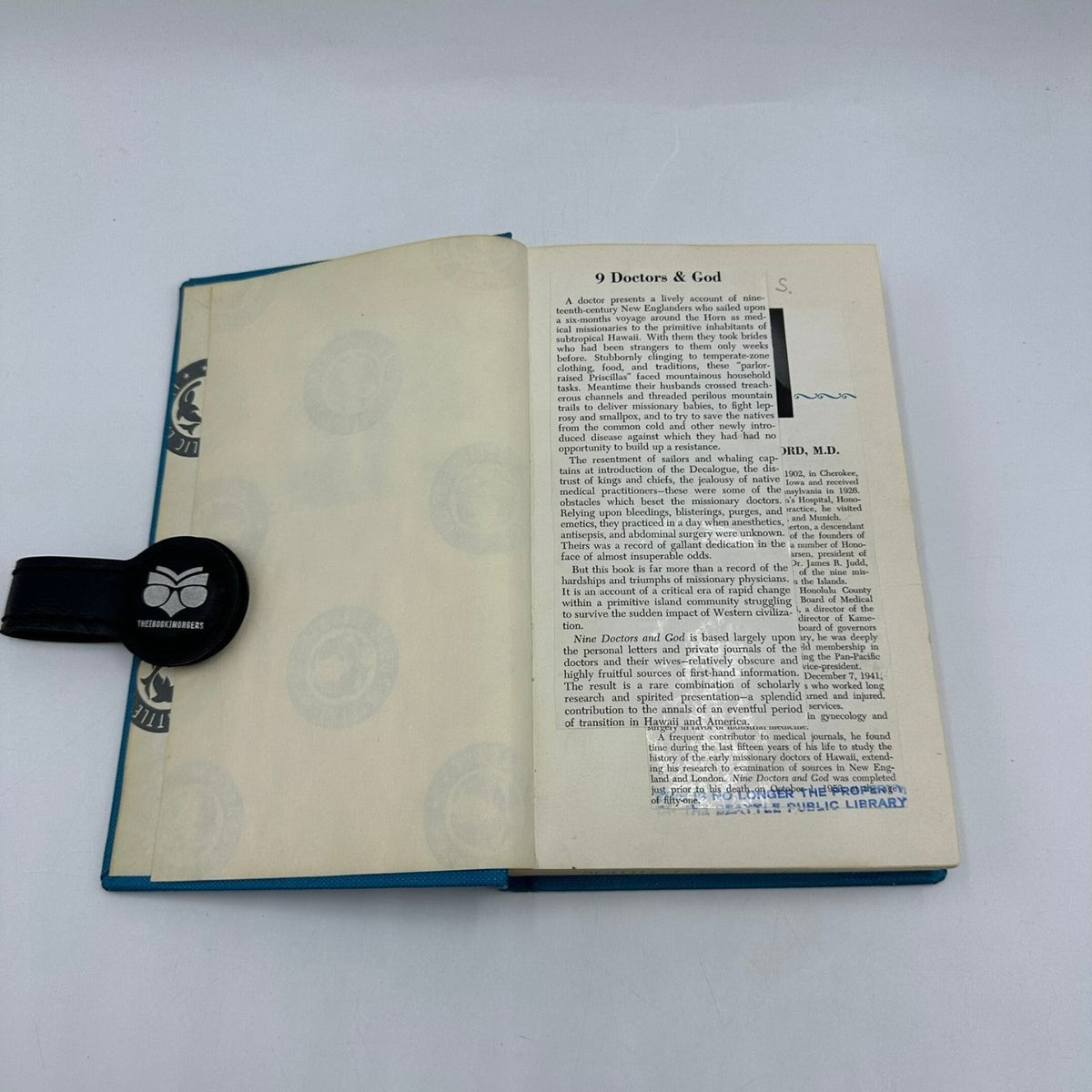 9 Doctors & God Halford 1955 Second Edition Medical History University Hawaii