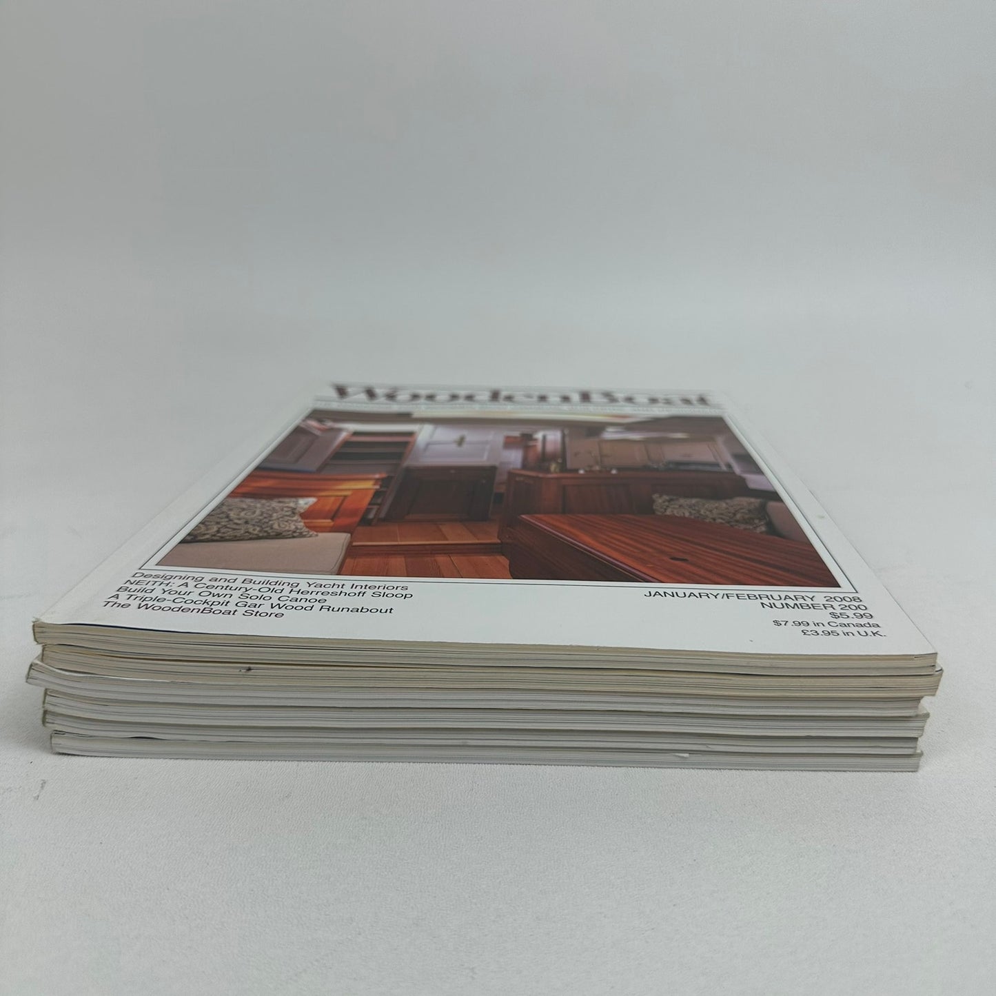 WoodenBoat Magazine 6 Issues 2008 Complete Year Nautical Boating Sailing Hobbies