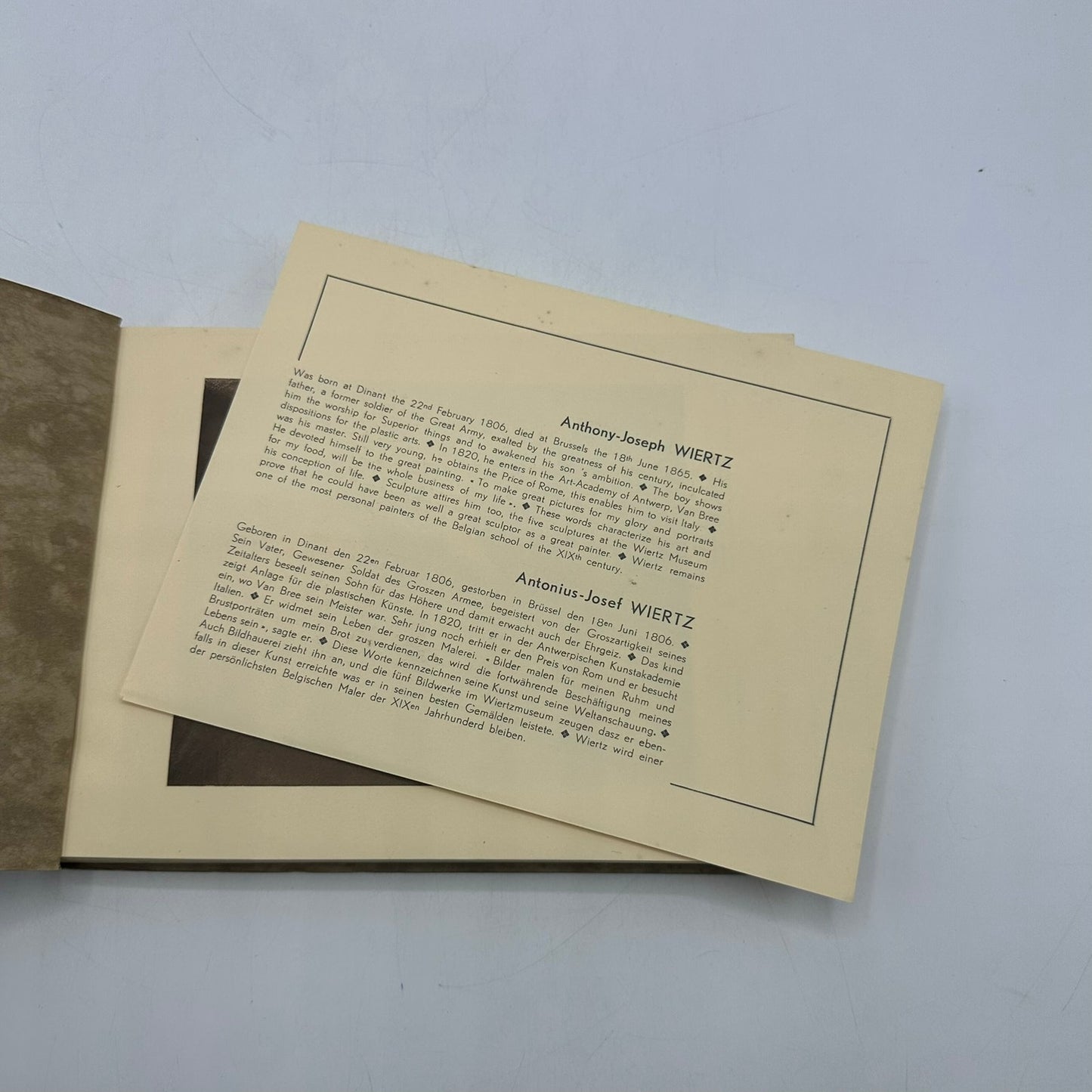 Musee Antoine Wiertz Bruxelles Brussels Museum 1806-1865 Sepia Prints 116 Pages