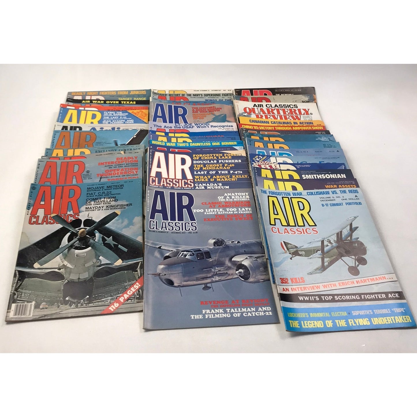 Air Classics Magazines 141 Issues Military Aircraft Aviation History 1965-94