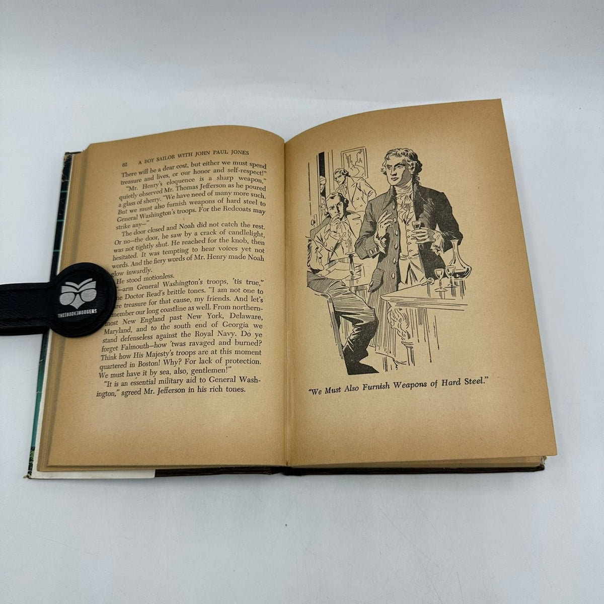 A Boy Sailor with John Paul Jones H. C. Thomas 1946 Illustrated Whitman