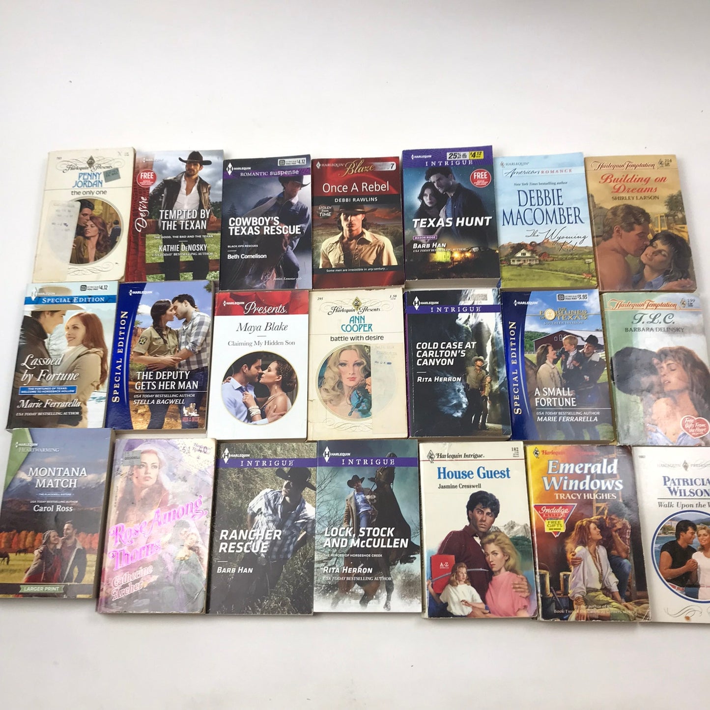 Harlequin Romance Lot of 58 Suspense Contemporary Special Edition Mass Market