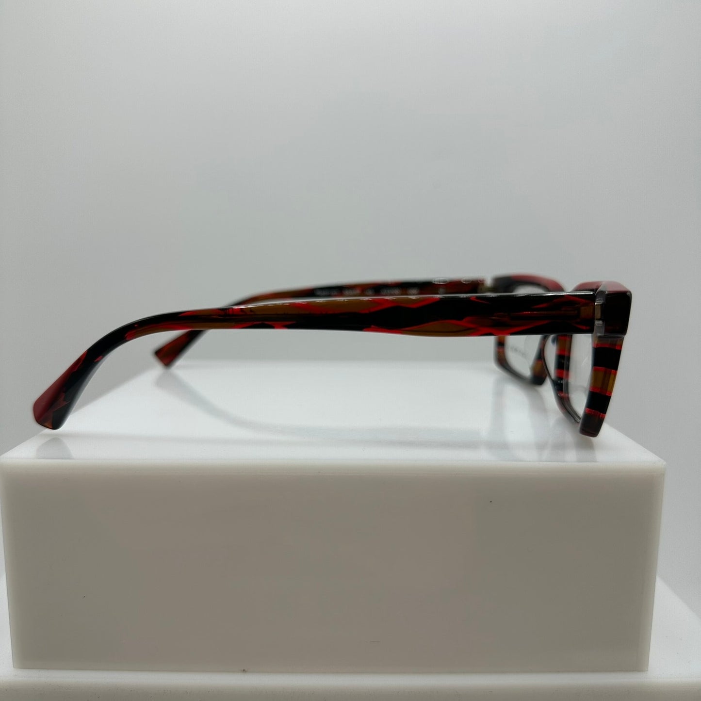 Alain Mikli Hadrien A03120 006 Red Rhombus Men Rectangular Frames 55-17-145