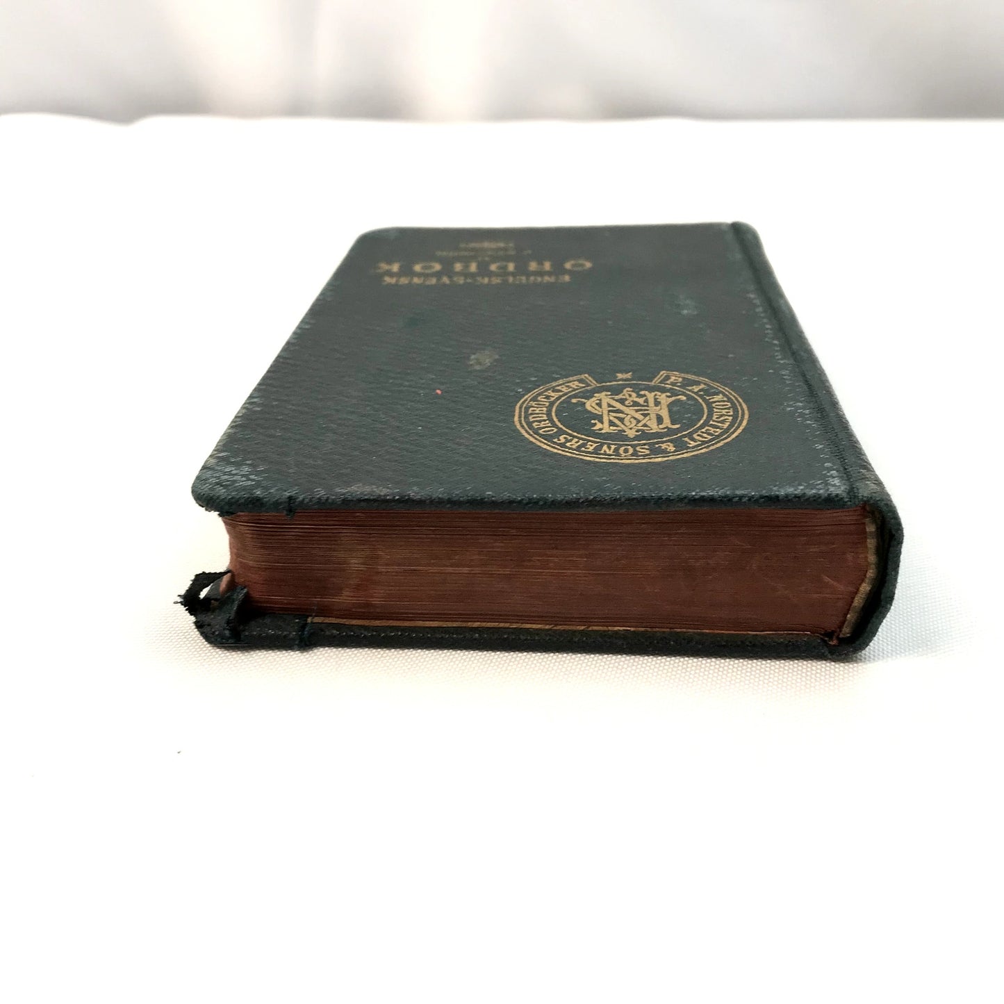 English-Swedish Dictionary Edm Wenstrom Leather Bound Language Education 1902