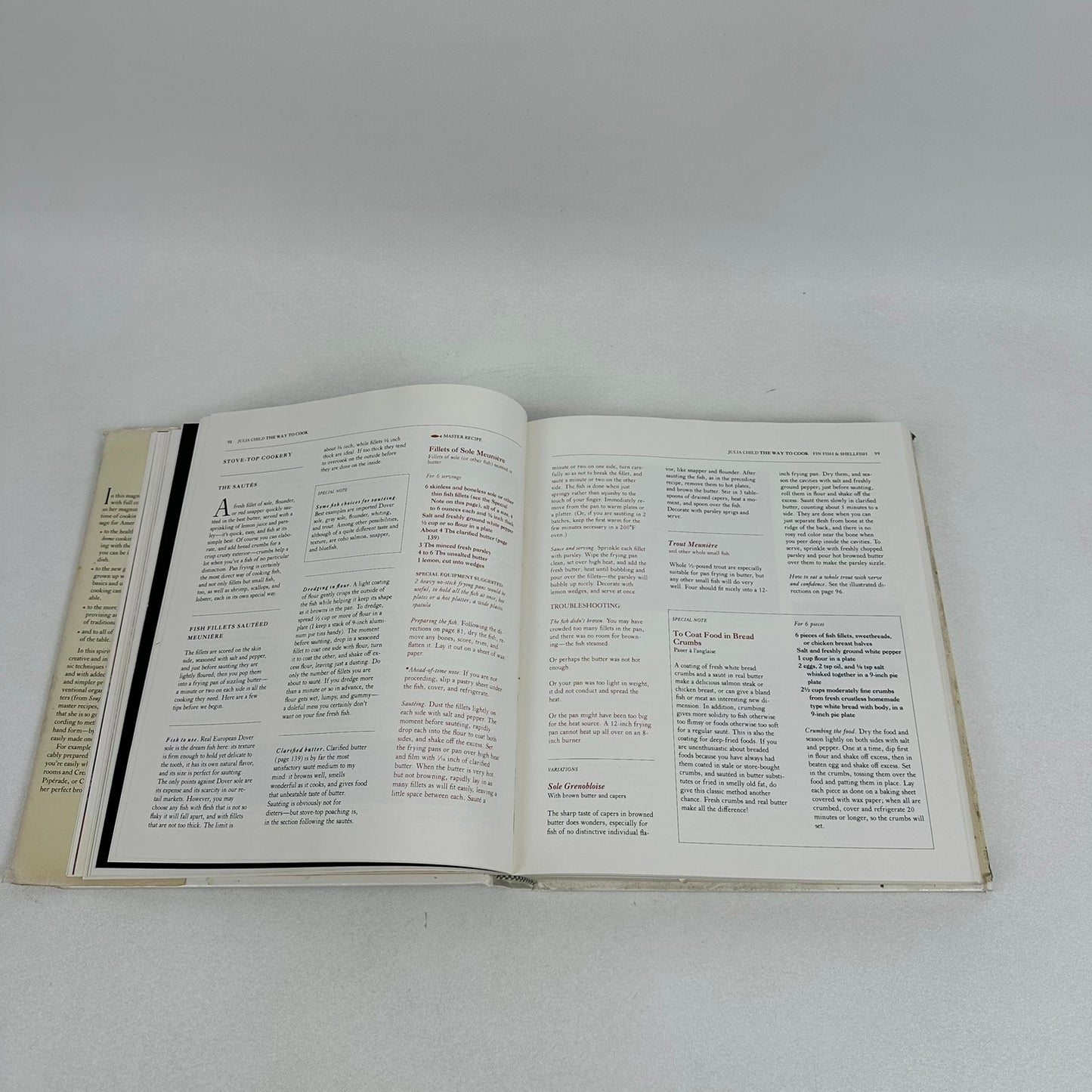 Way to Cook Julia Child Cookbook Classic Recipes Cuisine Cooking Baking 1989