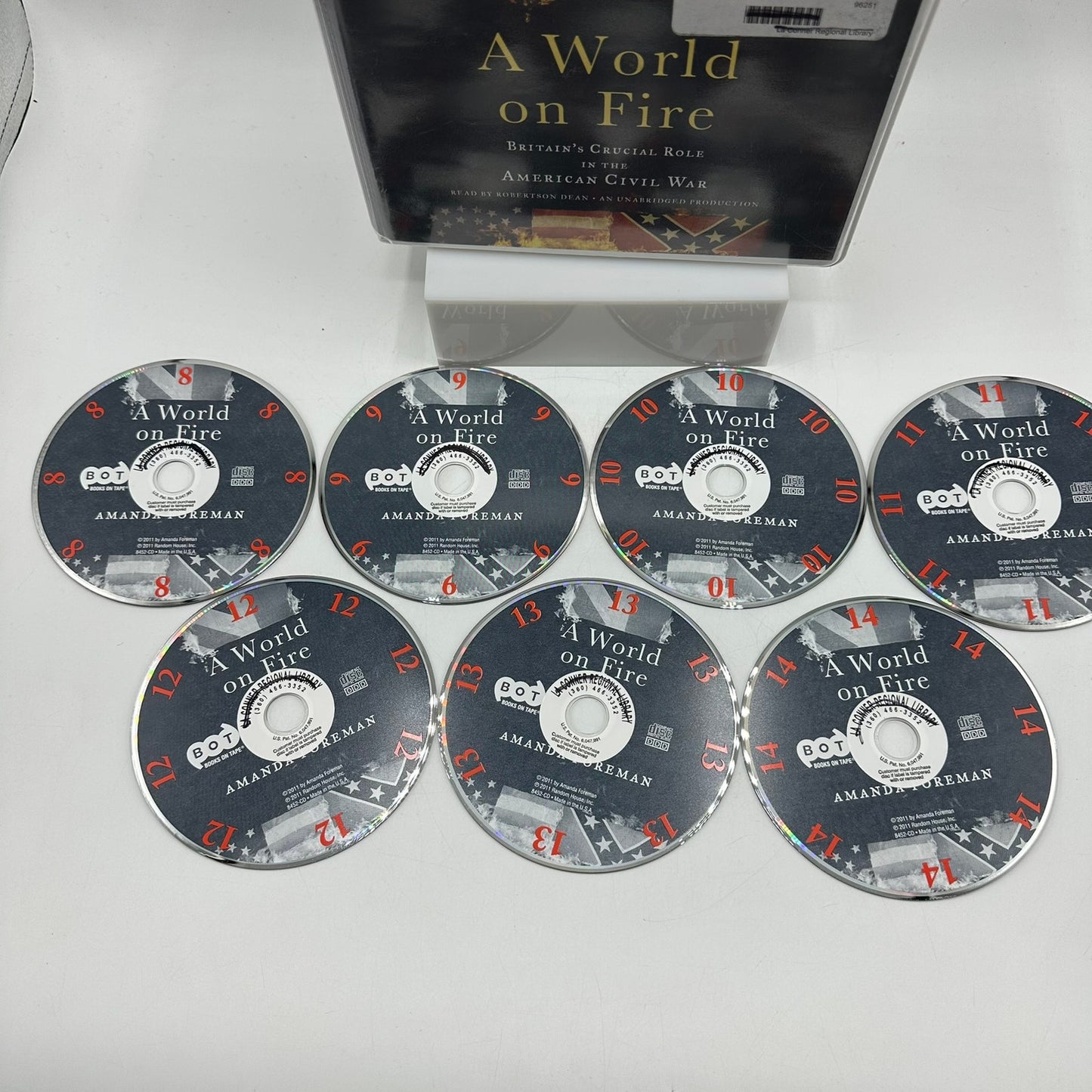 A World on Fire Britain's Crucial Role in the American Civil War Audio 26 CD Set