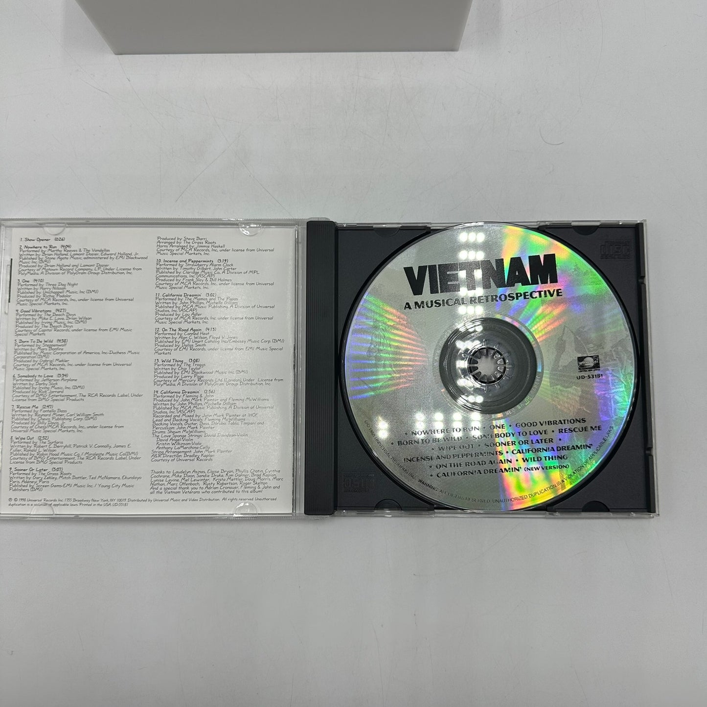 Vietnam A Musical Retrospective Universal Records Rock Funk Soul Album Audio CD