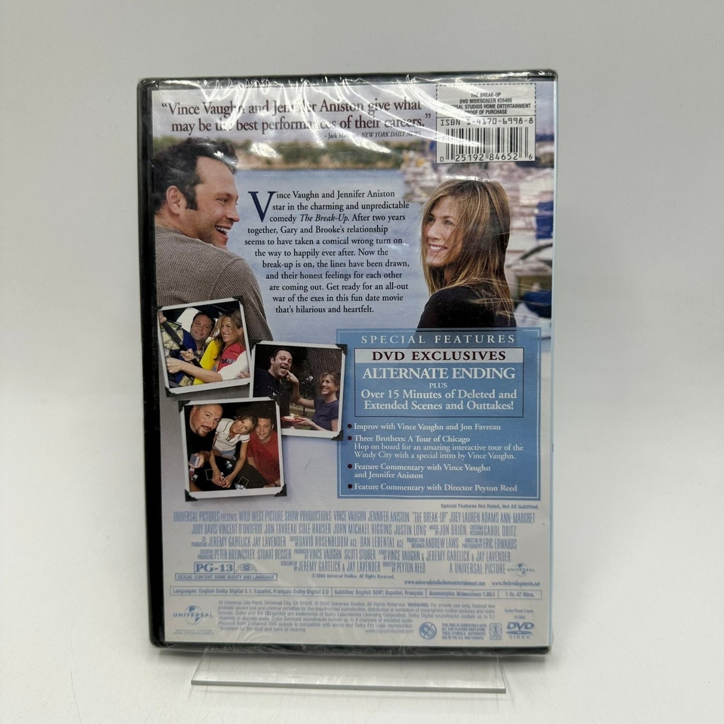 The Break-Up DVD 2006 Vince Vaughn Jennifer Aniston Alternate Ending Widescreen