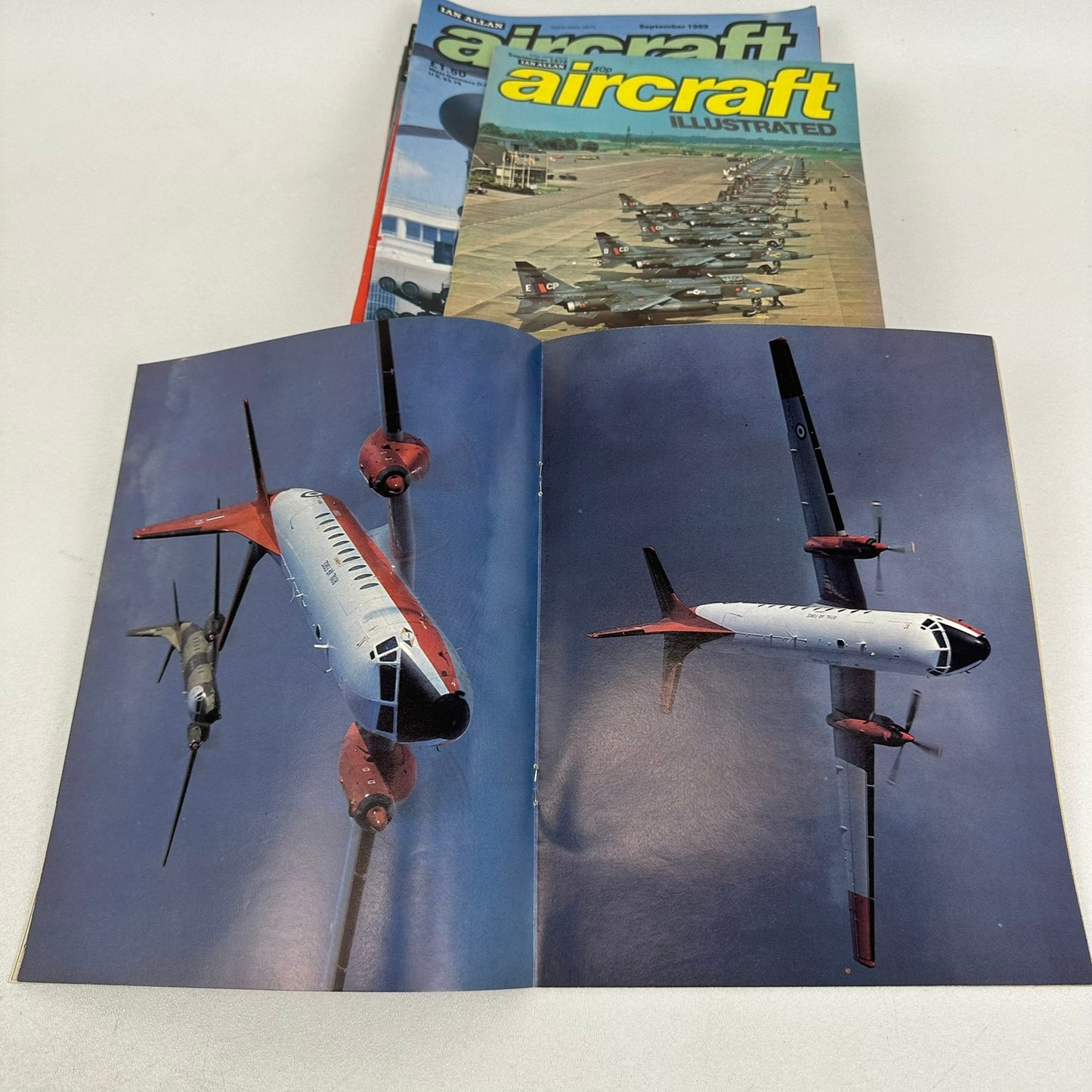 Aircraft Illustrated Magazines Lot of 27 Aviation Airplanes Military History