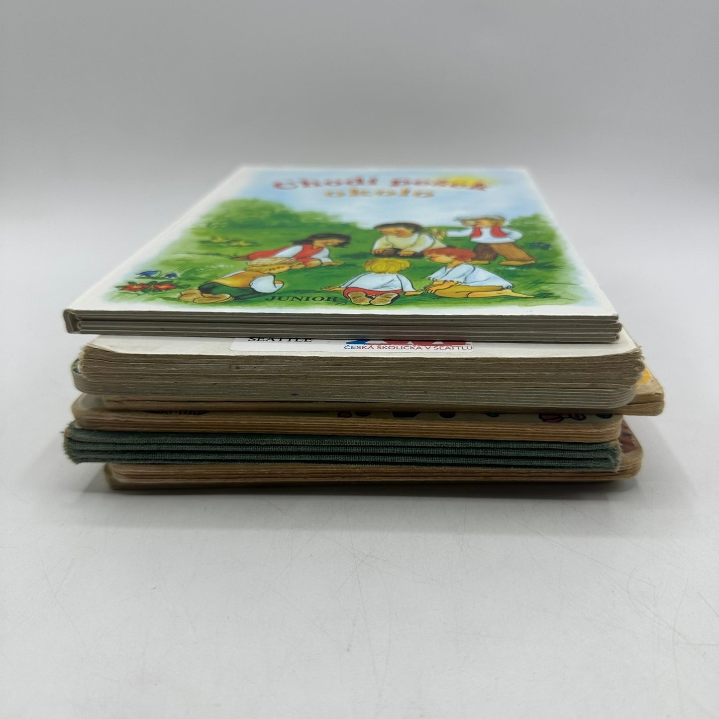 Czech Childrens Board Books Lot of 8 Bedtime Stories Nursery Rhymes Animals