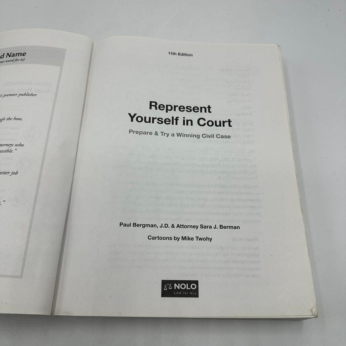 Represent Yourself Court Prepare & Try a Winning Civil Case Bergman and Berman