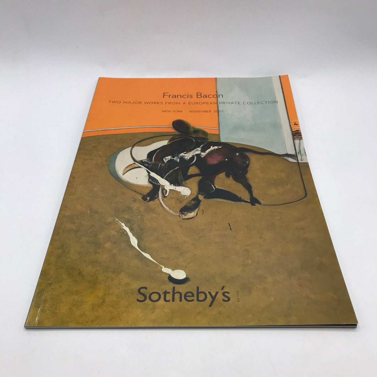 Francis Bacon Two Major Works Private Collection Sotheby's Art Catalog Nov 2007