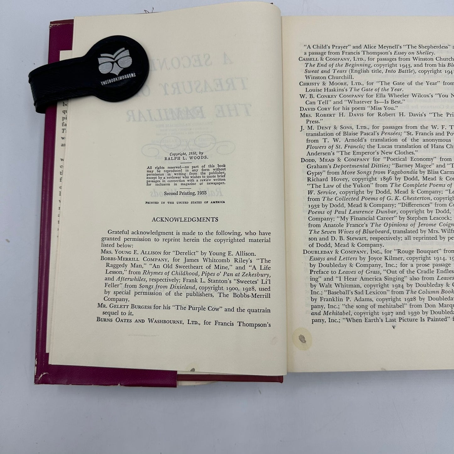 A Treasury of the Familiar Ralph L Woods Vol I & II Box Set Literature Fiction