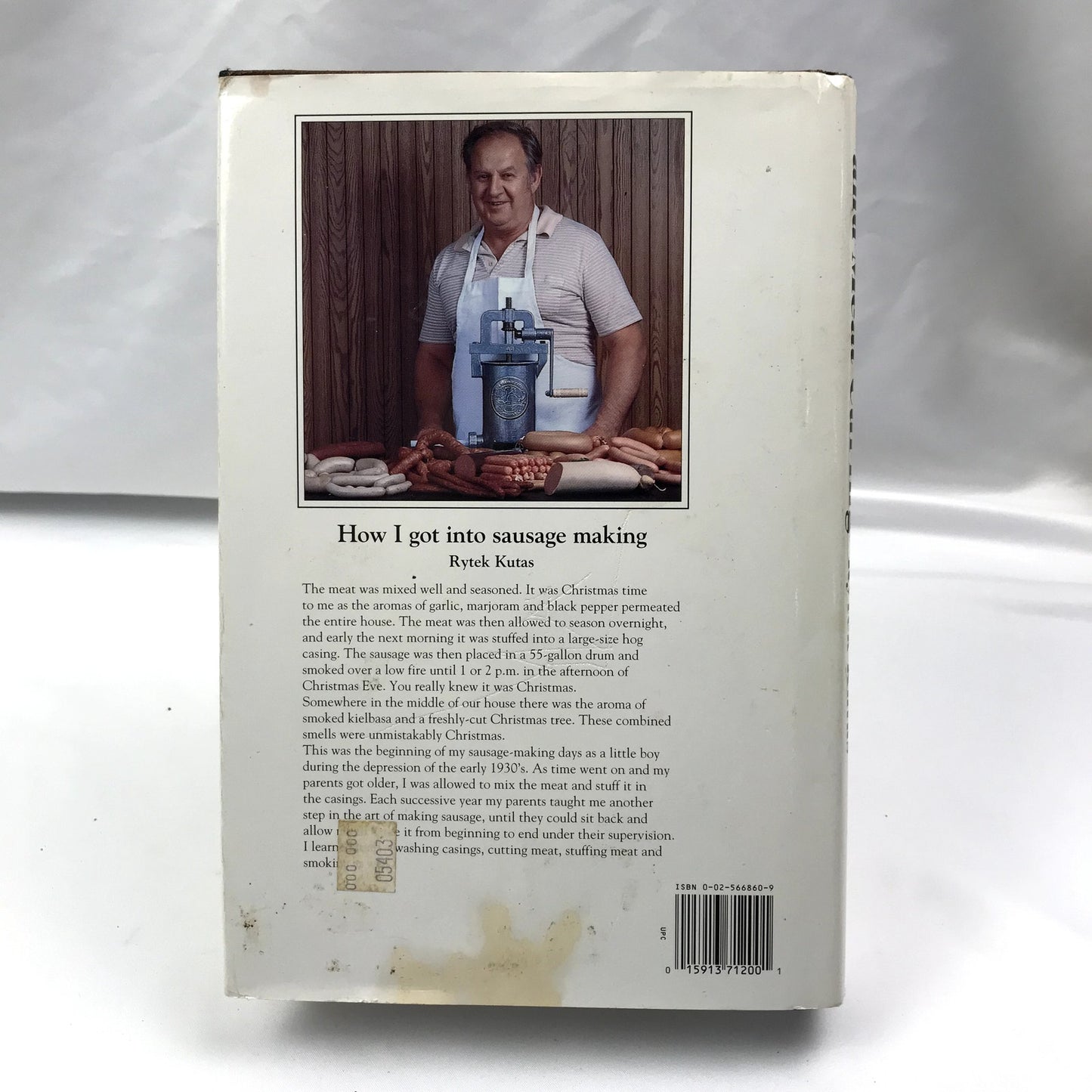 Great Sausage Recipes Revised Edition Illustrated Hardcover by Rytek Kutas 1984