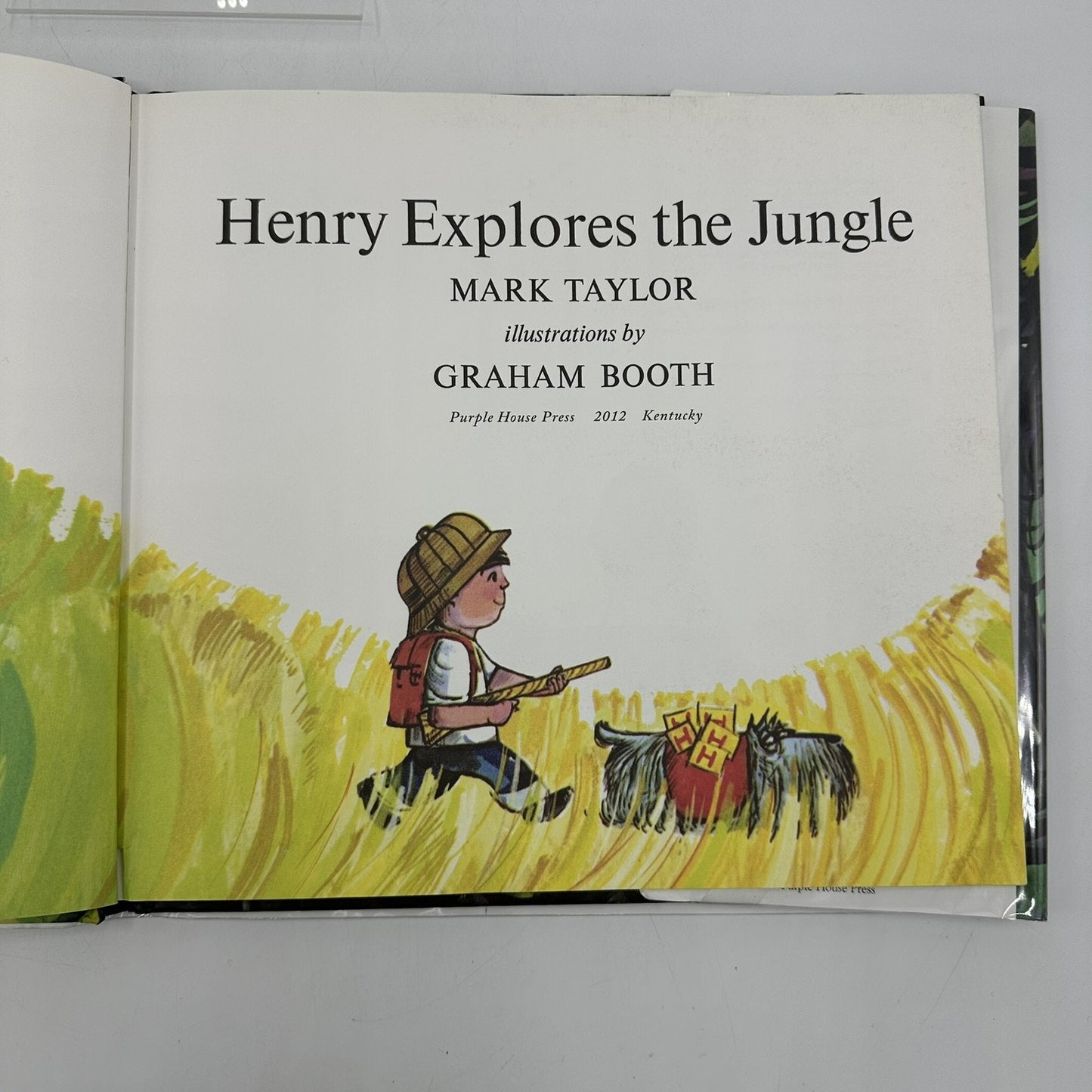 Henry Explores the Jungle by Mark Taylor & Graham Booth 2012 Hardcover Childrens