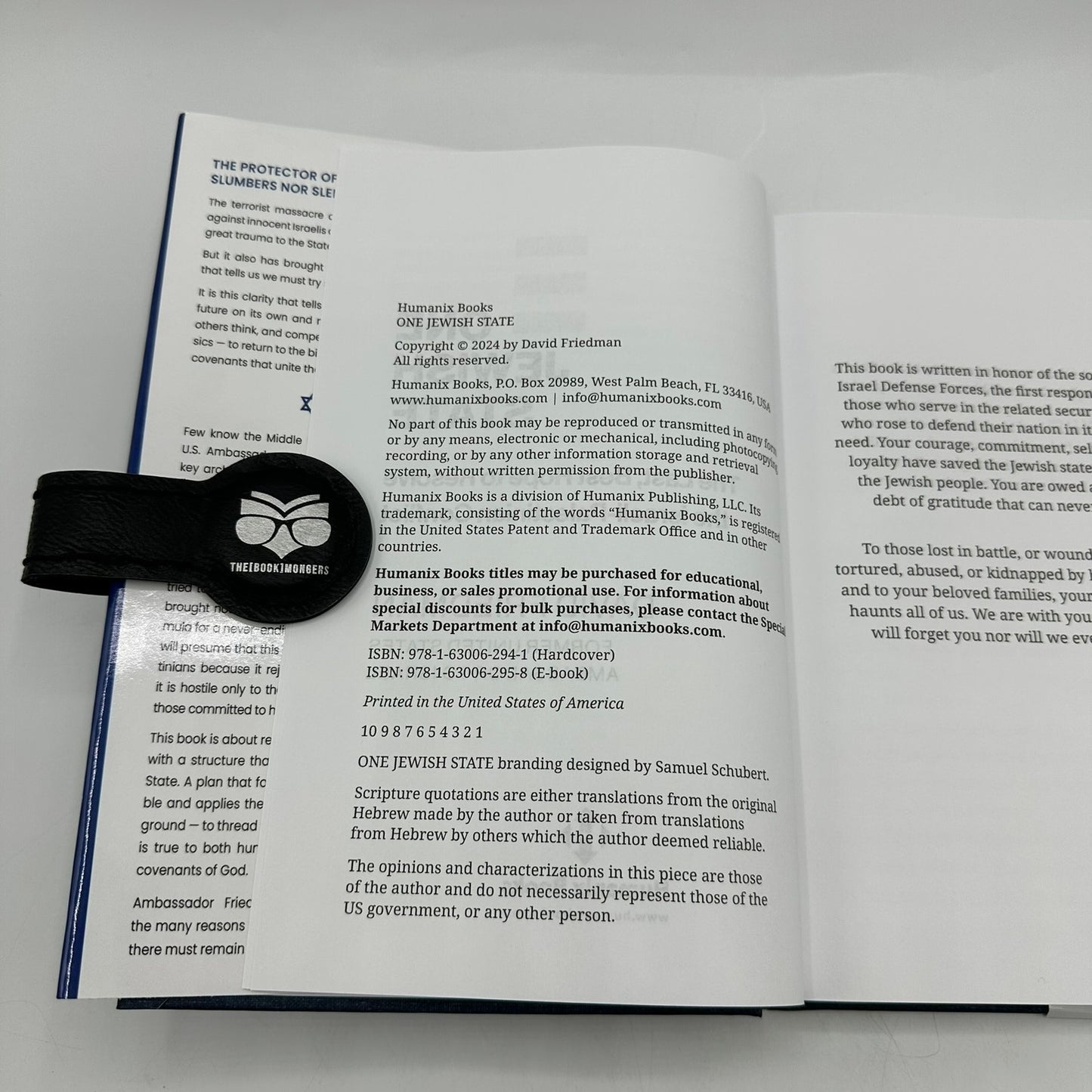 One Jewish State David Friedman Israel Palestine Middle East Political Science