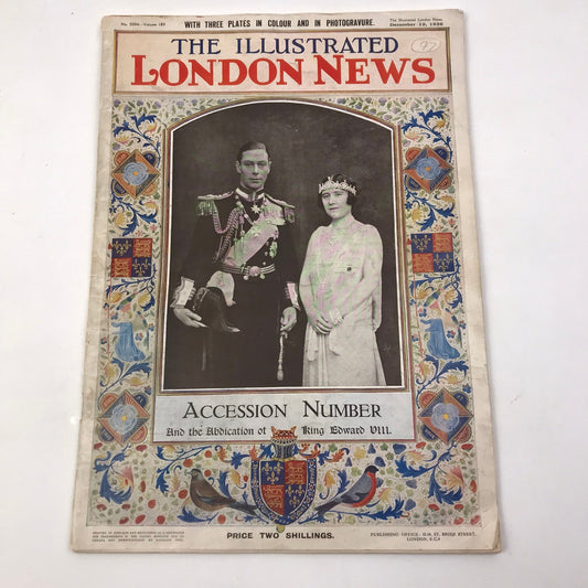 The Illustrated London News Magazine, Dec 19, 1936, Accession Number Paperback