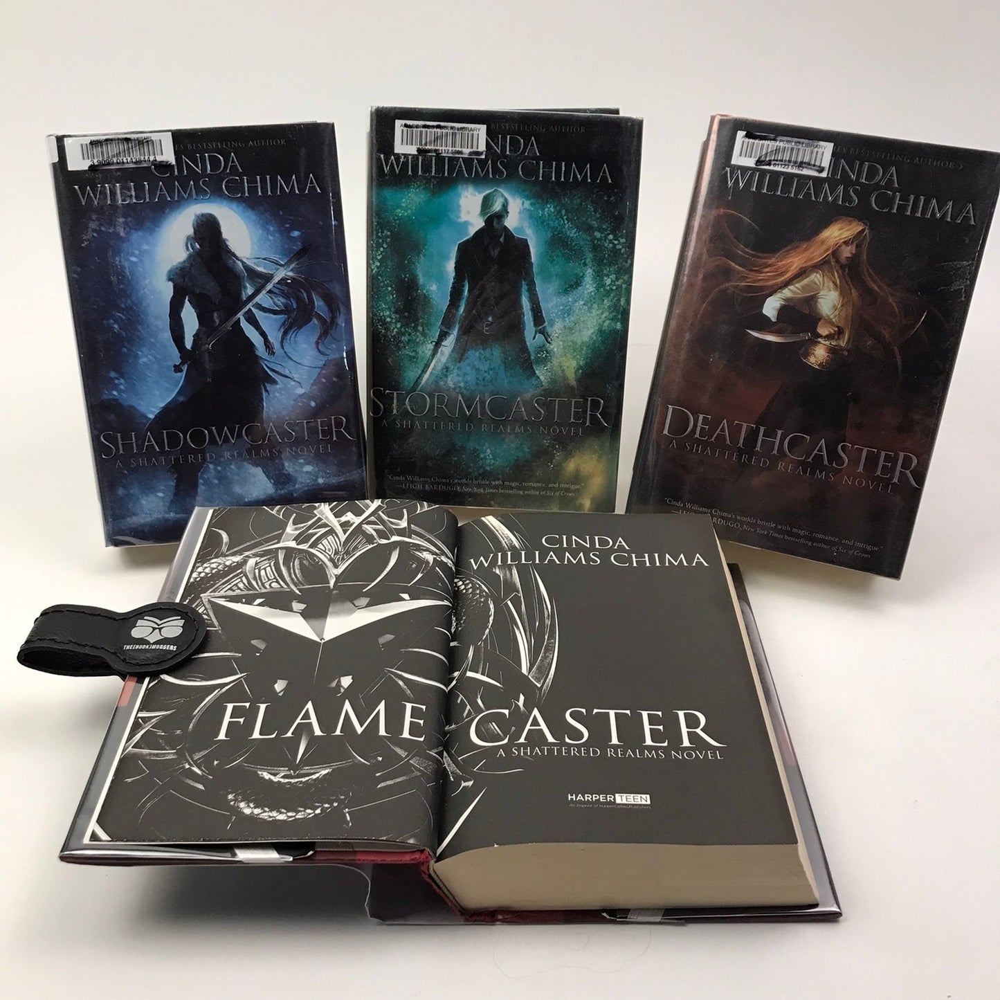 Shattered Realms Series Books 1-4 Hardcovers by Cinda Williams Chima YA Fantasy