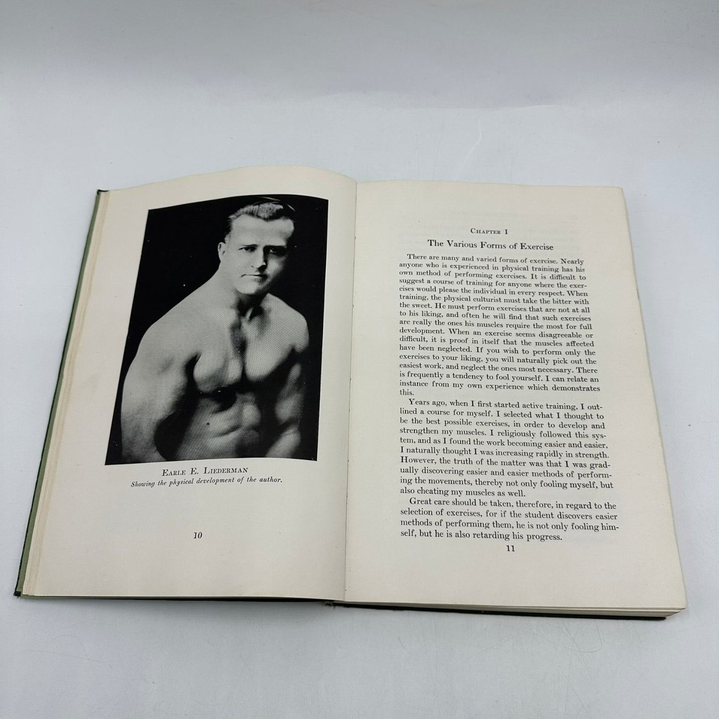 Muscle Building Earle Liederman 1924 Physical Culture Hardcover 1926 Reprint